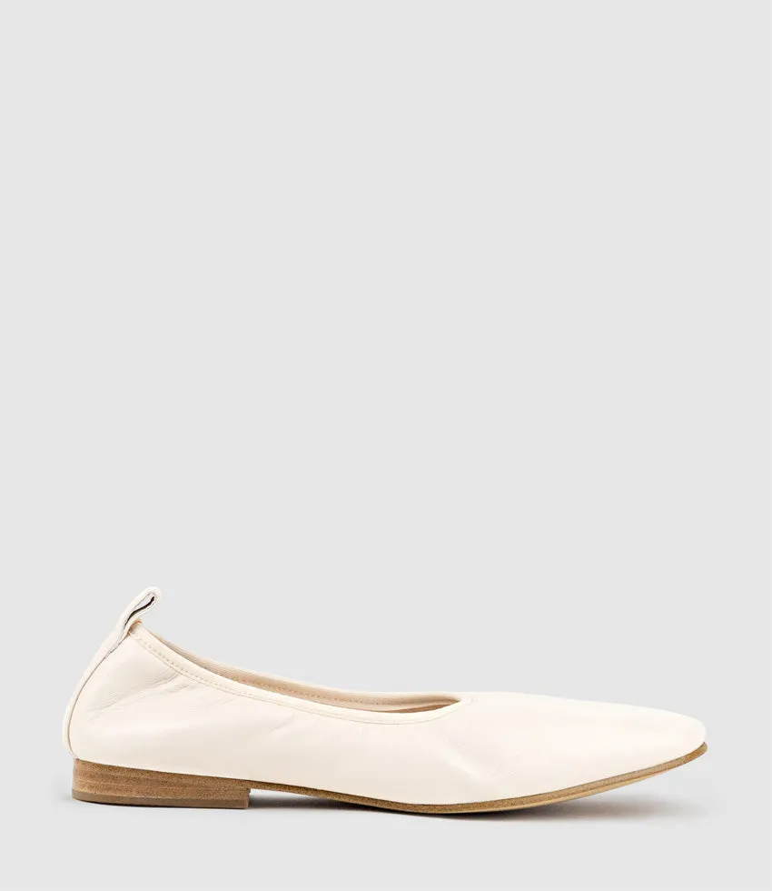 FAITH Choked Up Ballet in Offwhite