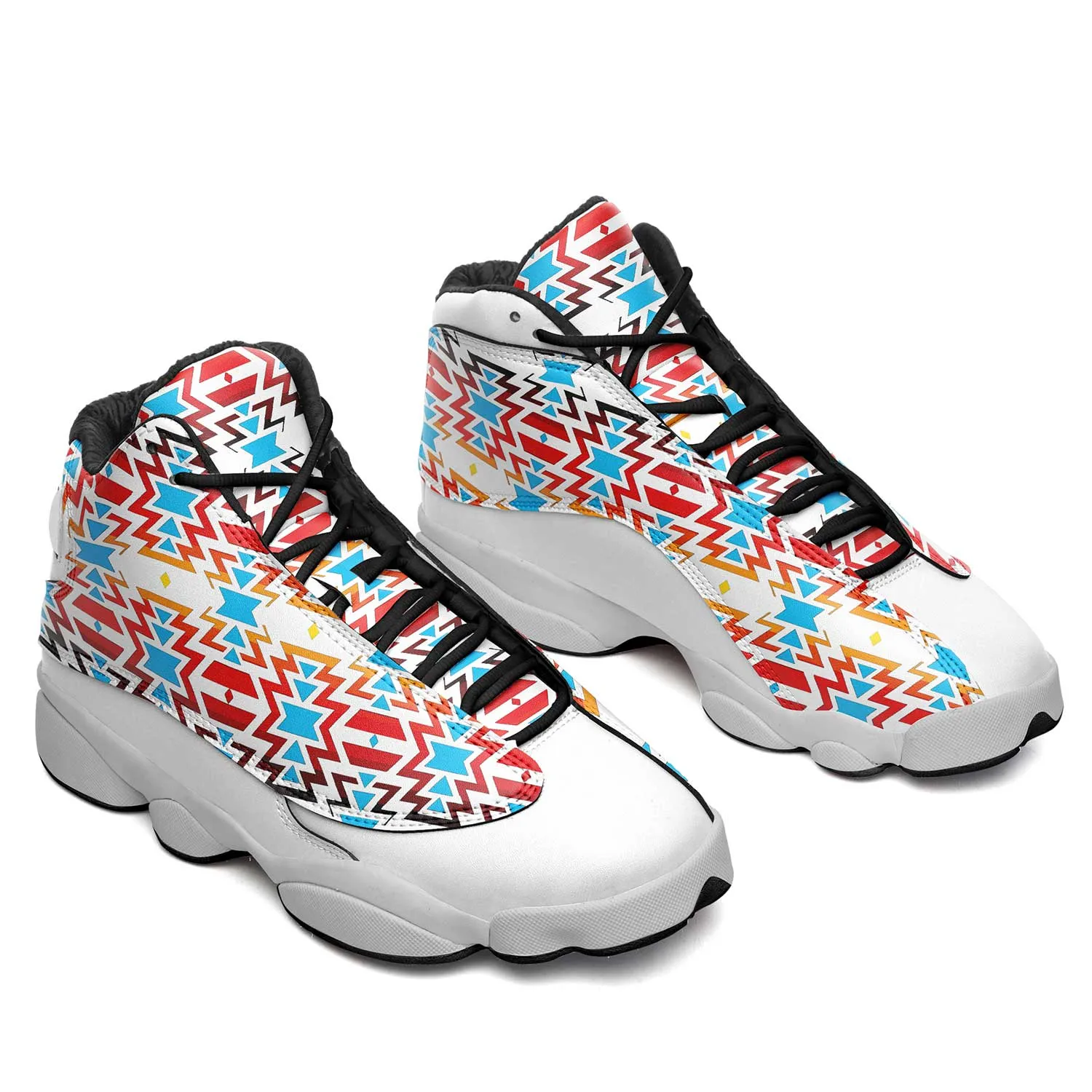 Fire Colors and Sky Isstsokini Athletic Shoes
