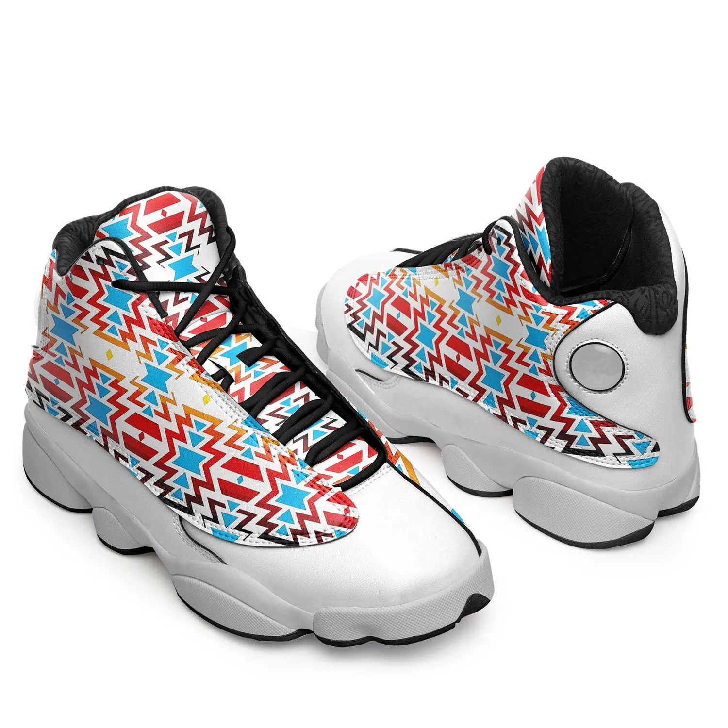 Fire Colors and Sky Isstsokini Athletic Shoes