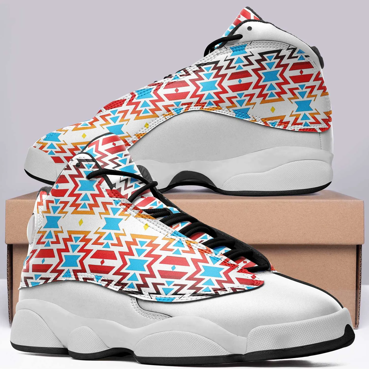 Fire Colors and Sky Isstsokini Athletic Shoes