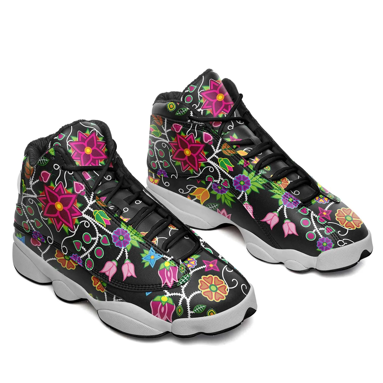 Floral Beadwork Isstsokini Athletic Shoes