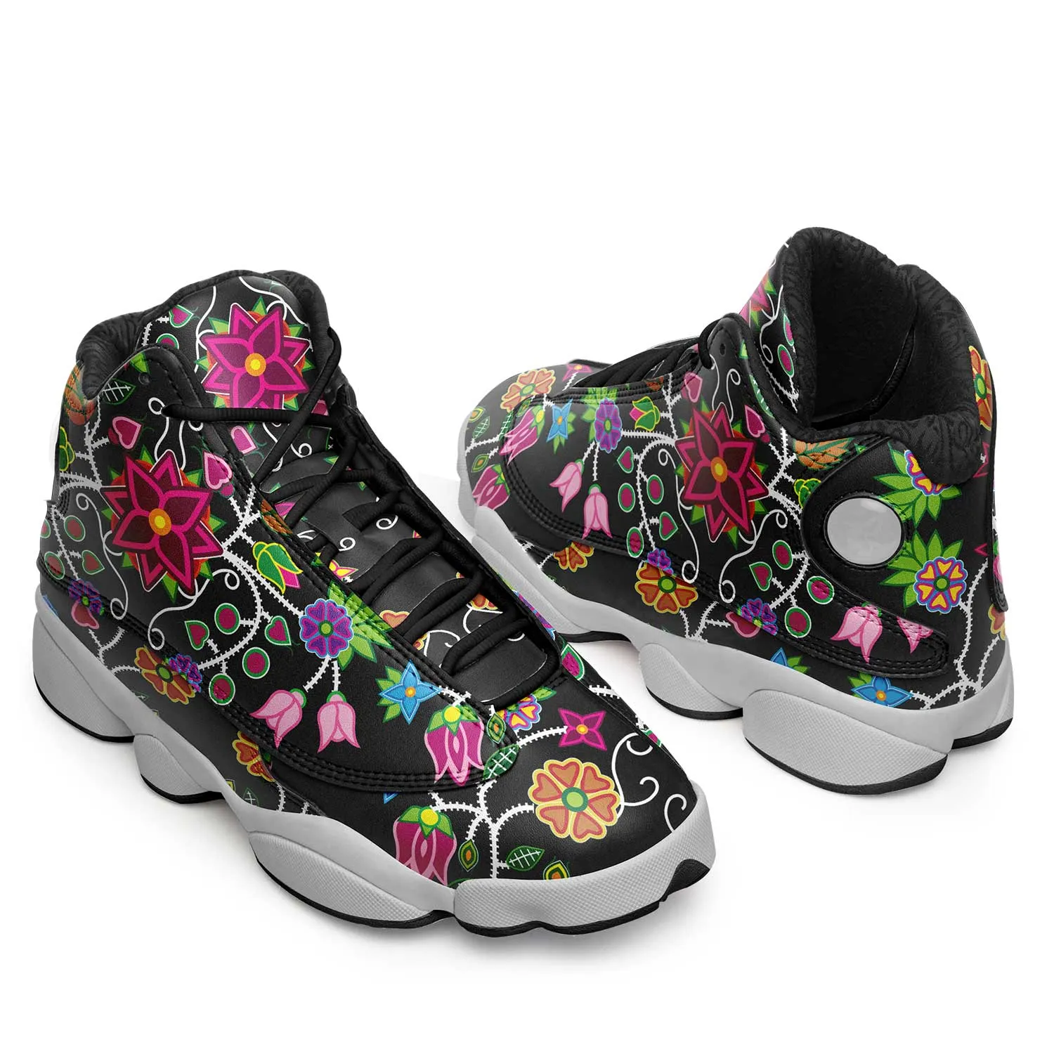 Floral Beadwork Isstsokini Athletic Shoes