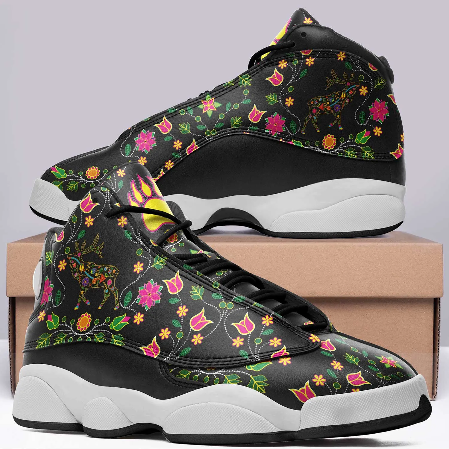 Floral Bearpaw Elk Isstsokini Athletic Shoes