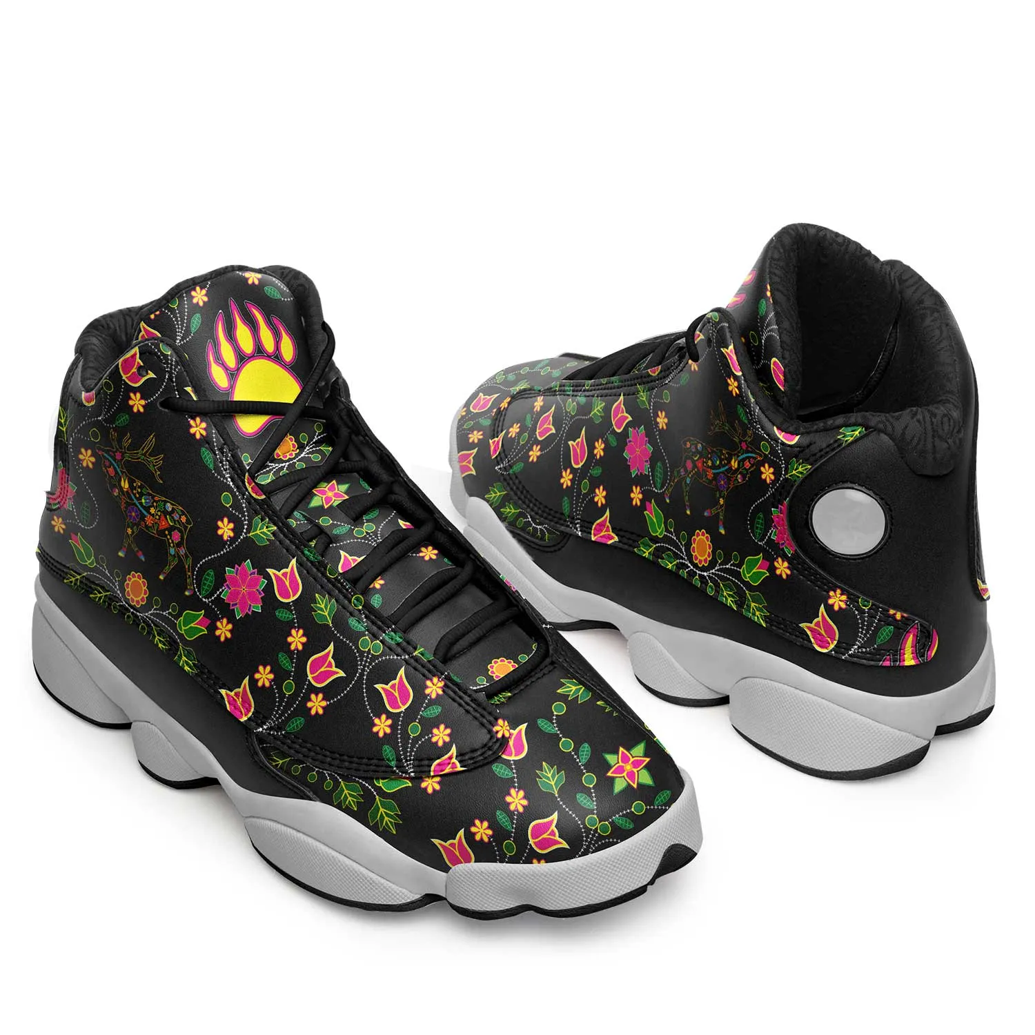 Floral Bearpaw Elk Isstsokini Athletic Shoes