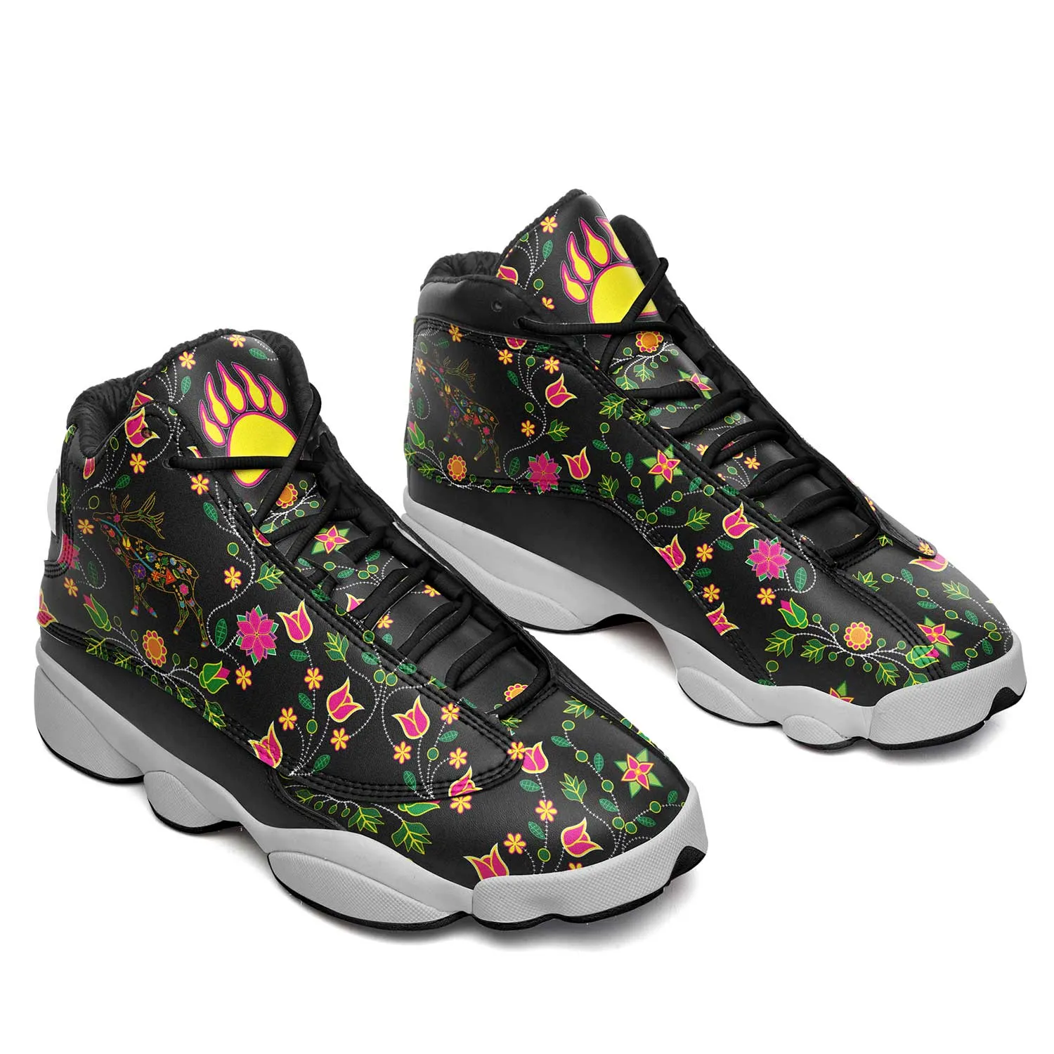 Floral Bearpaw Elk Isstsokini Athletic Shoes