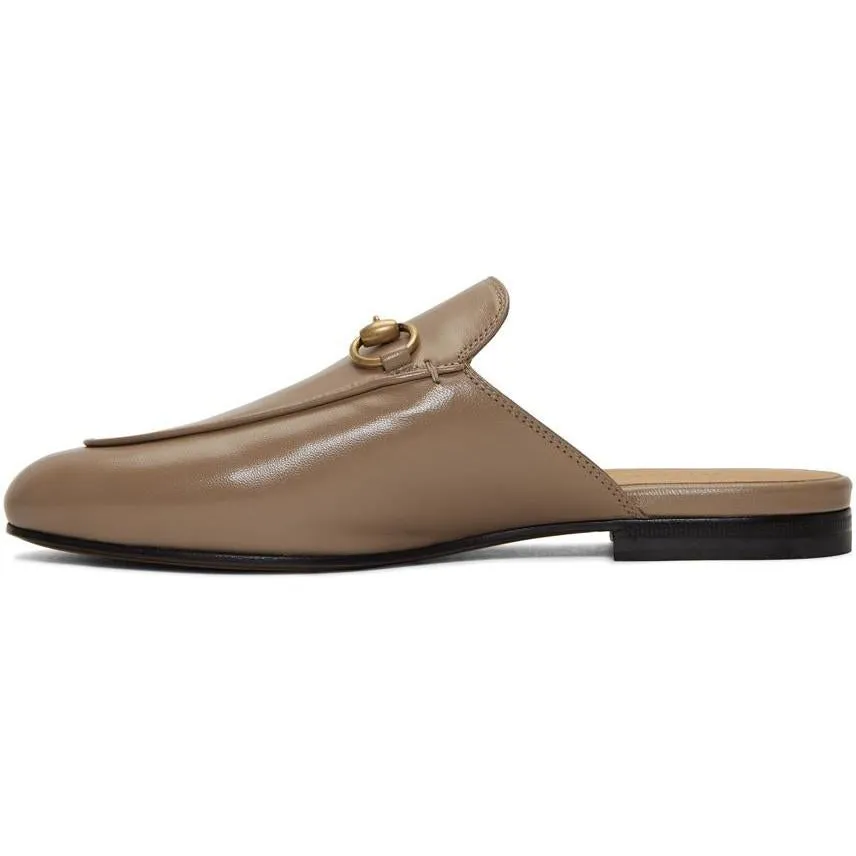 Gucci Beige Princetown Loafers