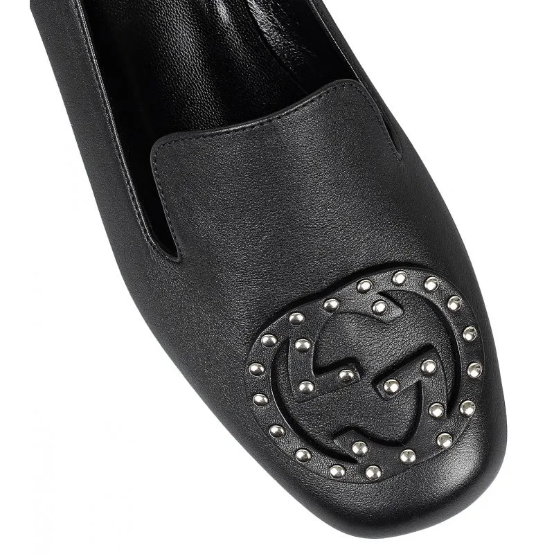 Gucci Black Soho leather loafers