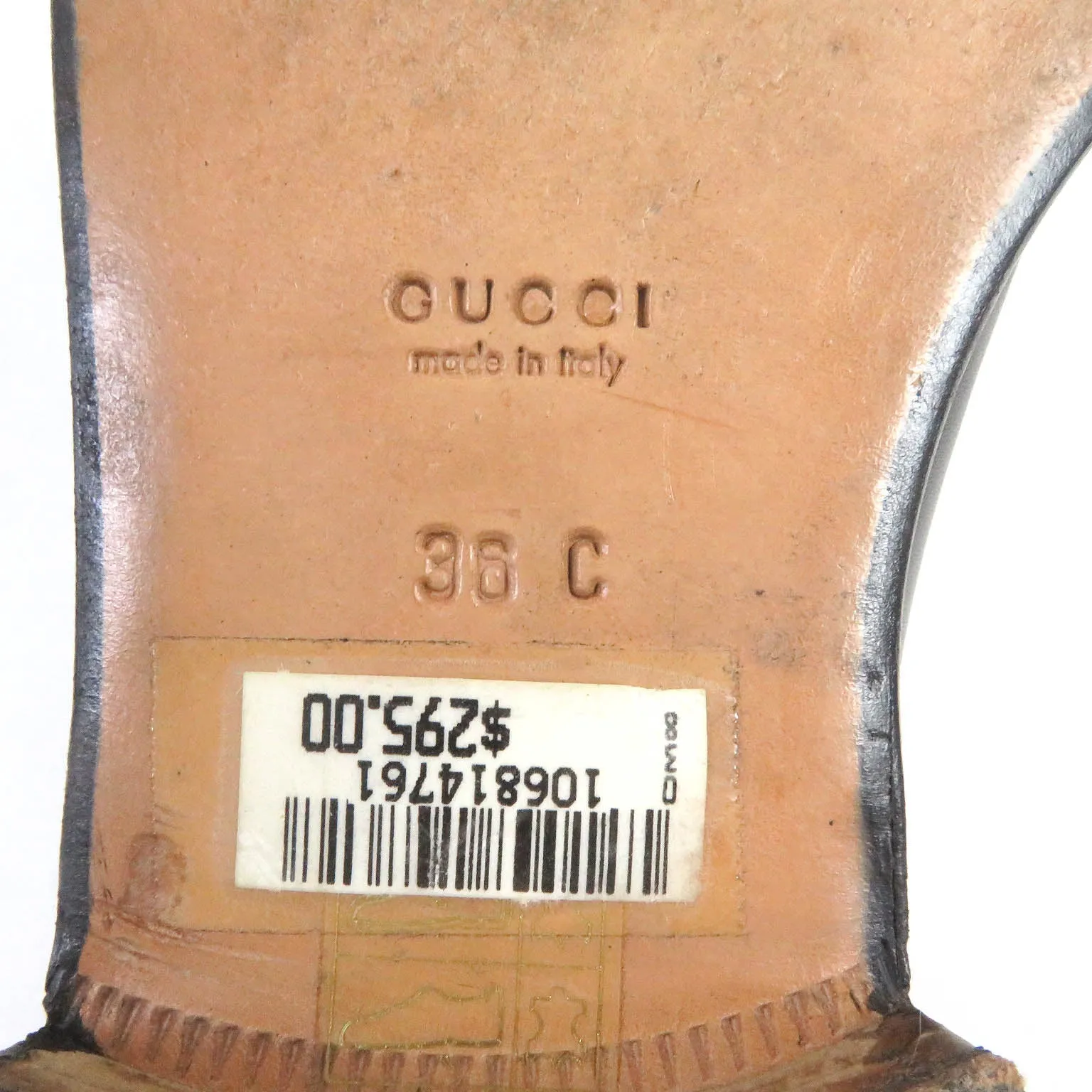 GUCCI loafers 110 0009/2 leather Dark brown 36 C