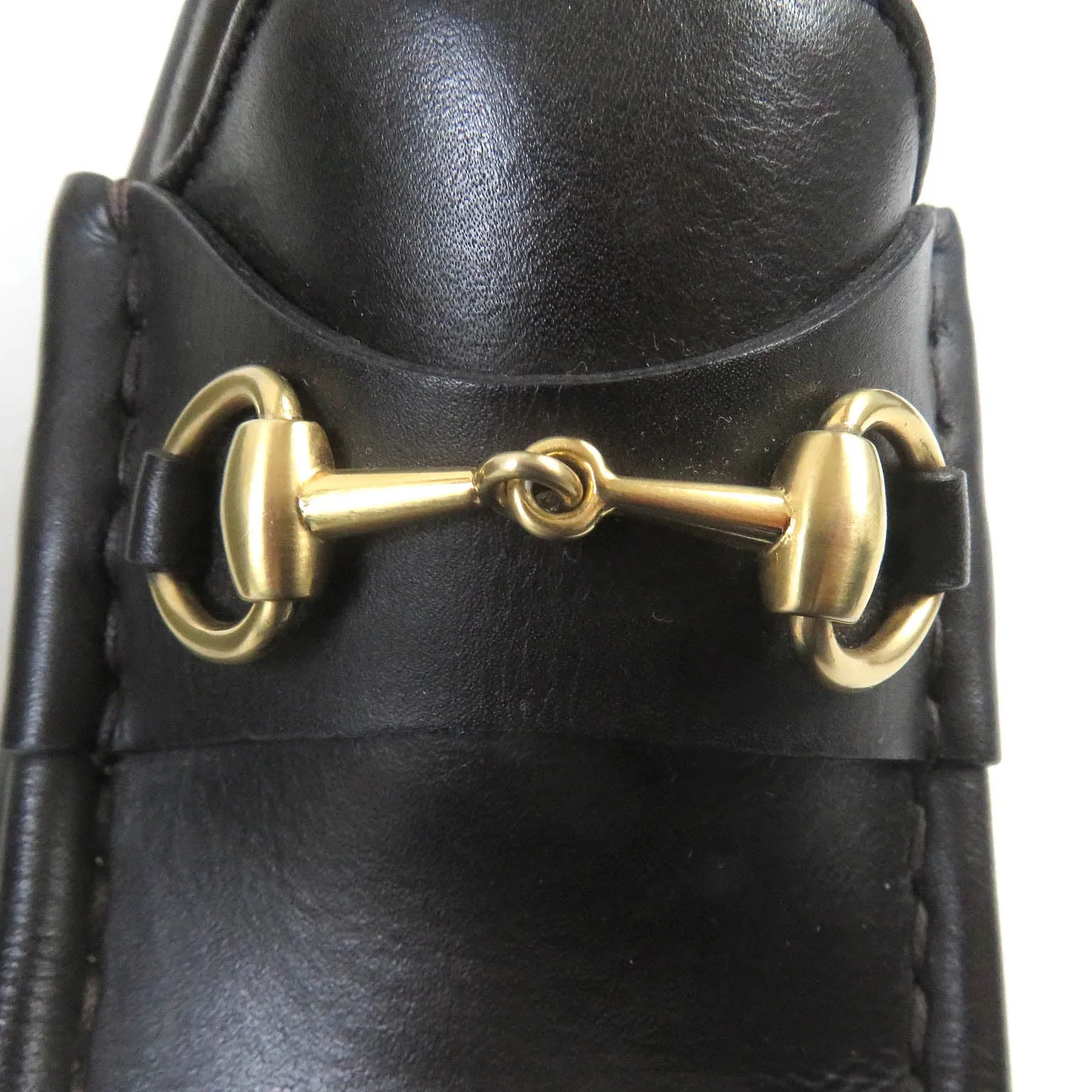 GUCCI loafers 110 0009/2 leather Dark brown 36 C