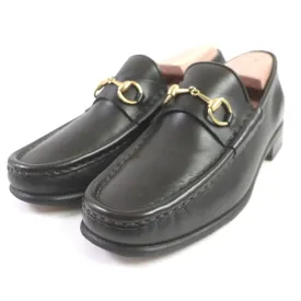 GUCCI loafers 110 0009/2 leather Dark brown 36 C