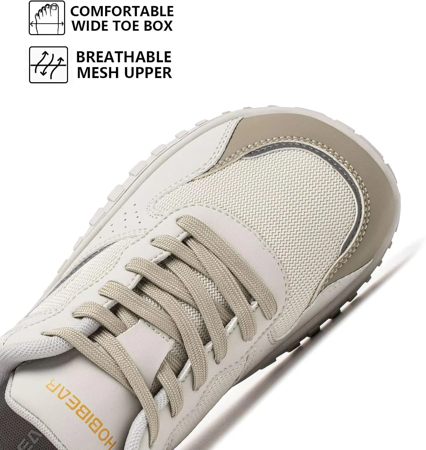 HOBIBEAR Womens Barefoot Shoes | Wide Toe Box | Comfortable Trail Running Sneaker