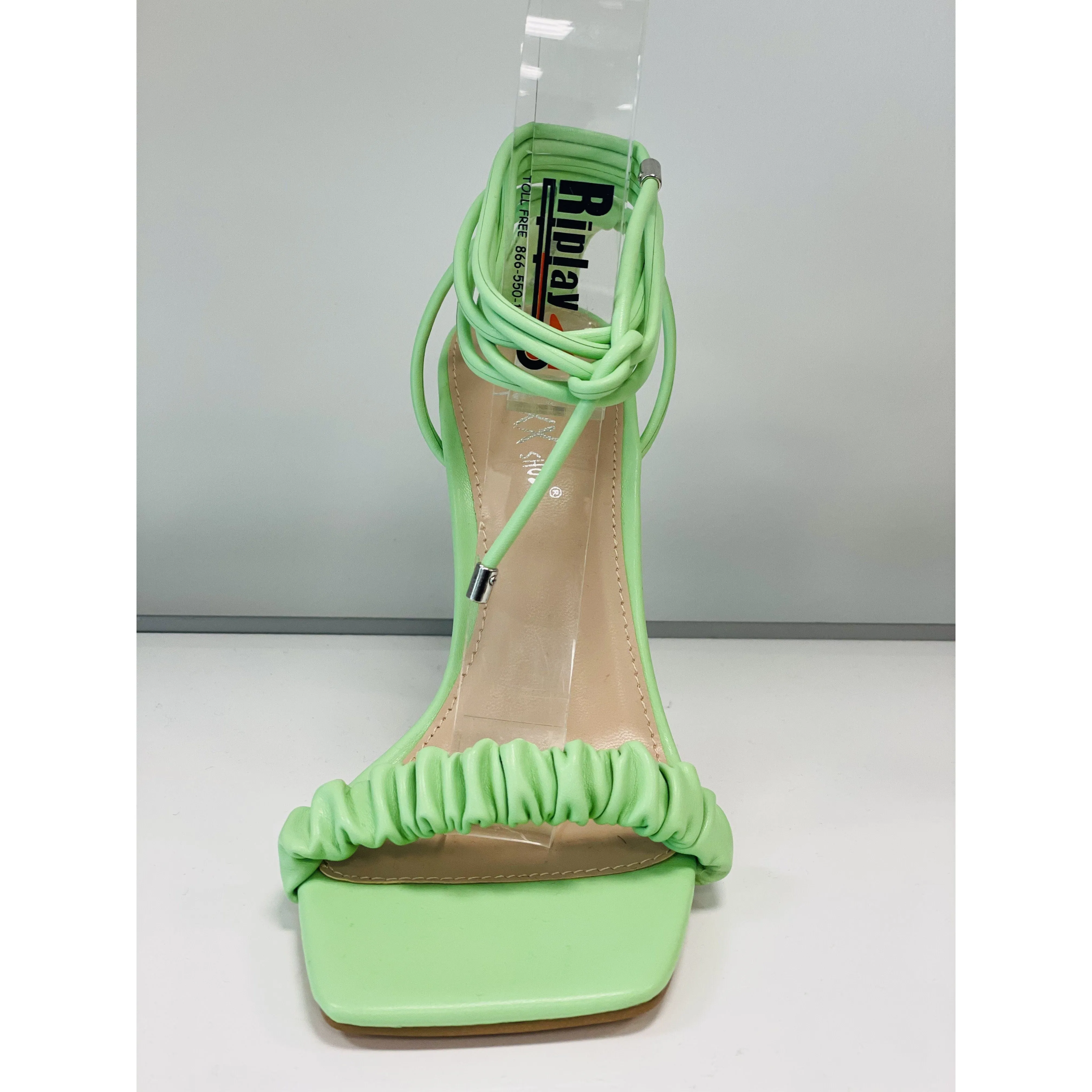 Kambria Tie Up Stiletto Heel( Olive)