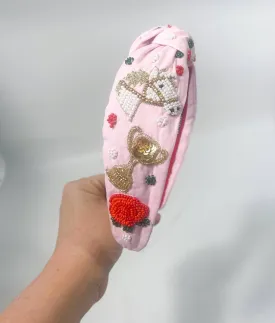 Kentucky Derby Rose Headband