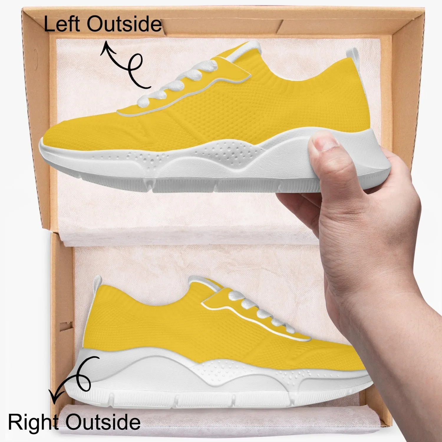Kicxs Women's Running Shoes - Yellow