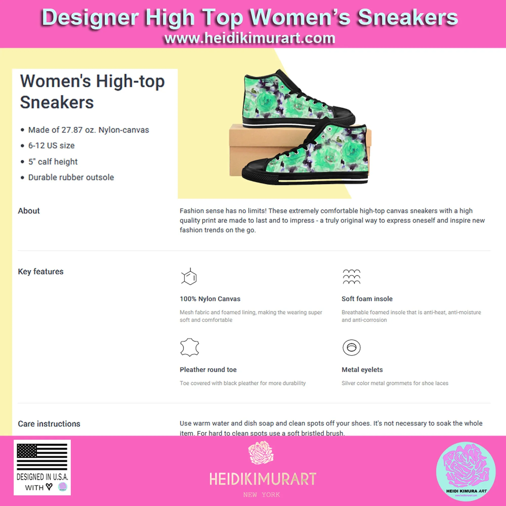 Light Blue Leopard Women's Sneakers, Animal Print High-top Fashion Ladies Tennis Shoes
