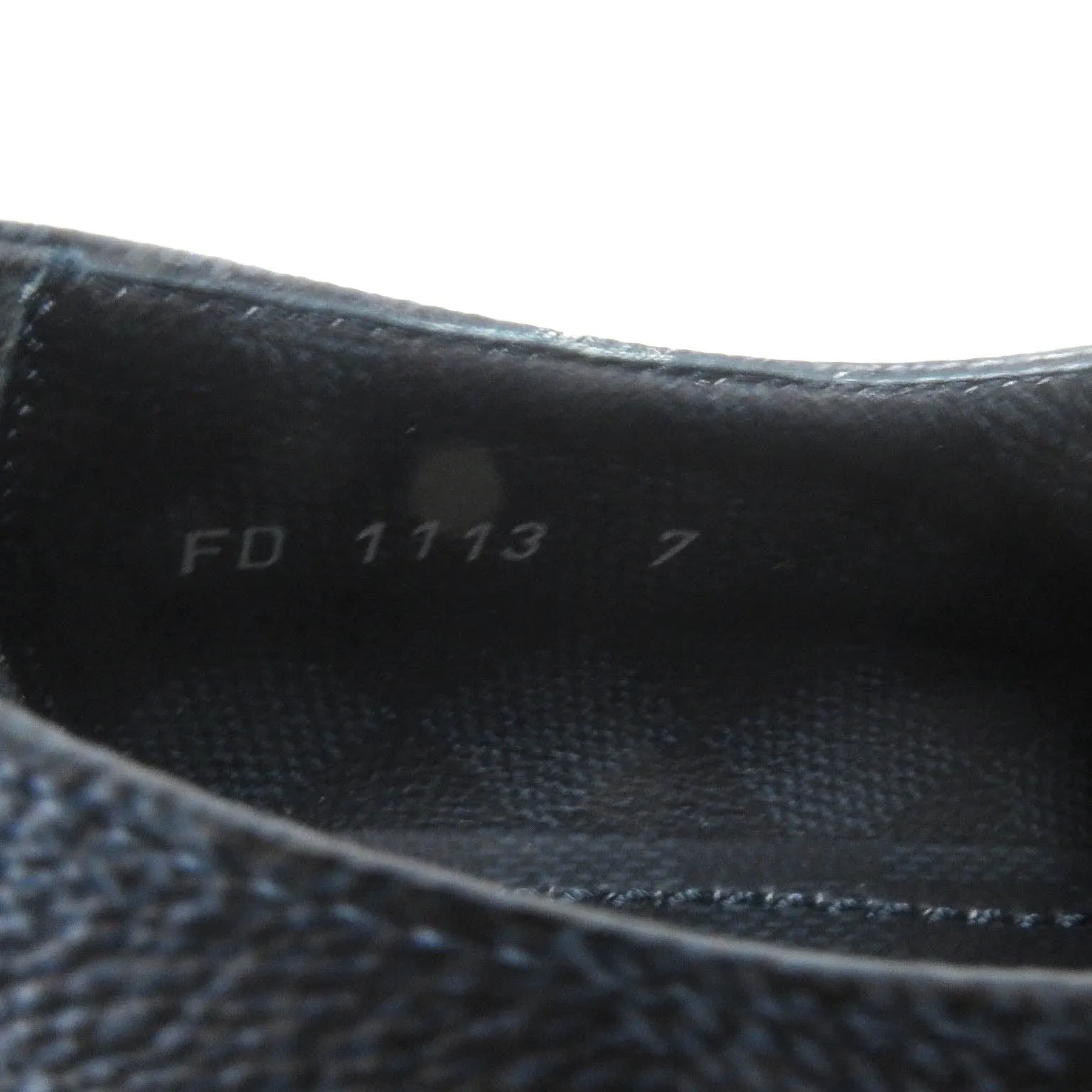 LOUIS VUITTON Dress shoes leather Navy 7