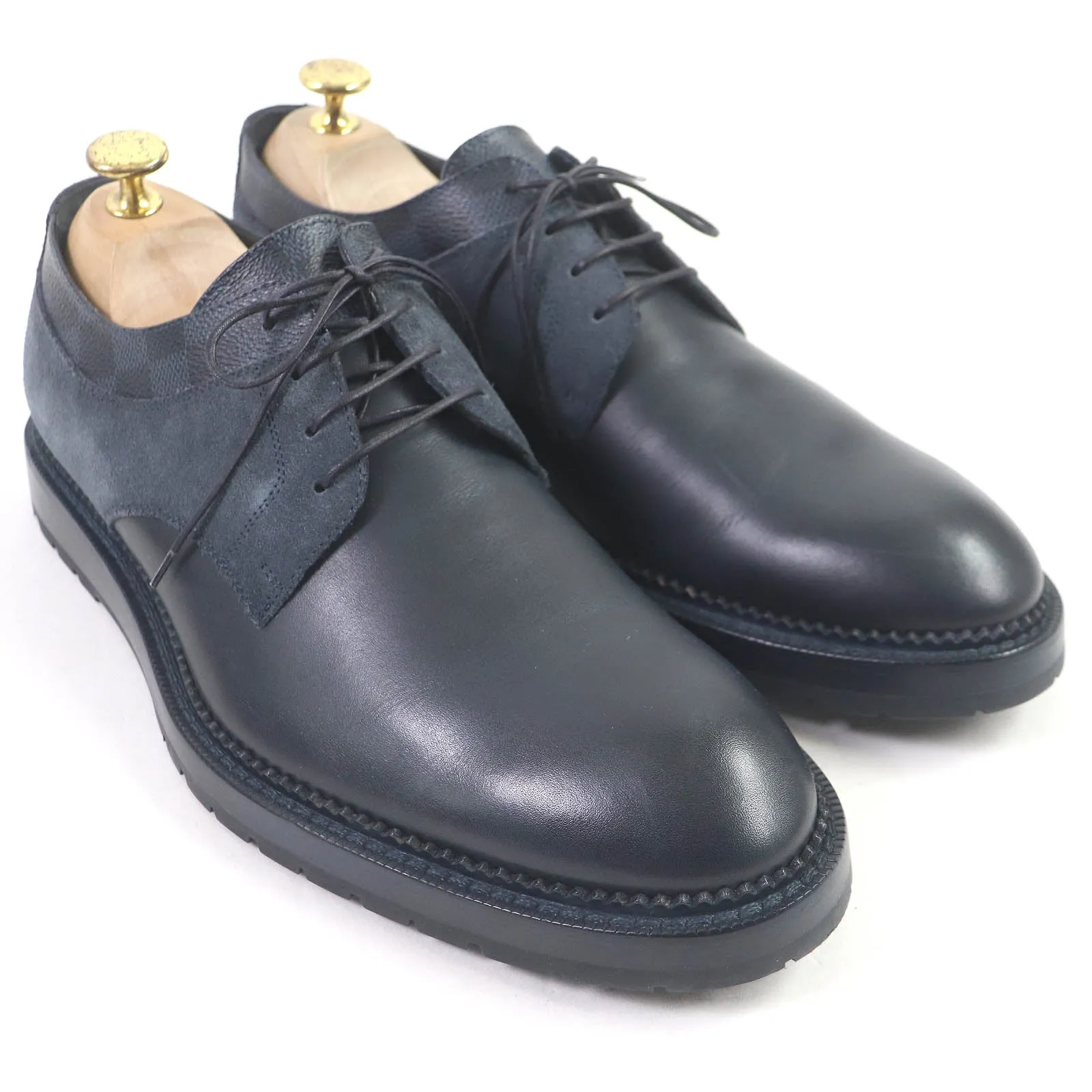 LOUIS VUITTON Dress shoes leather Navy 7