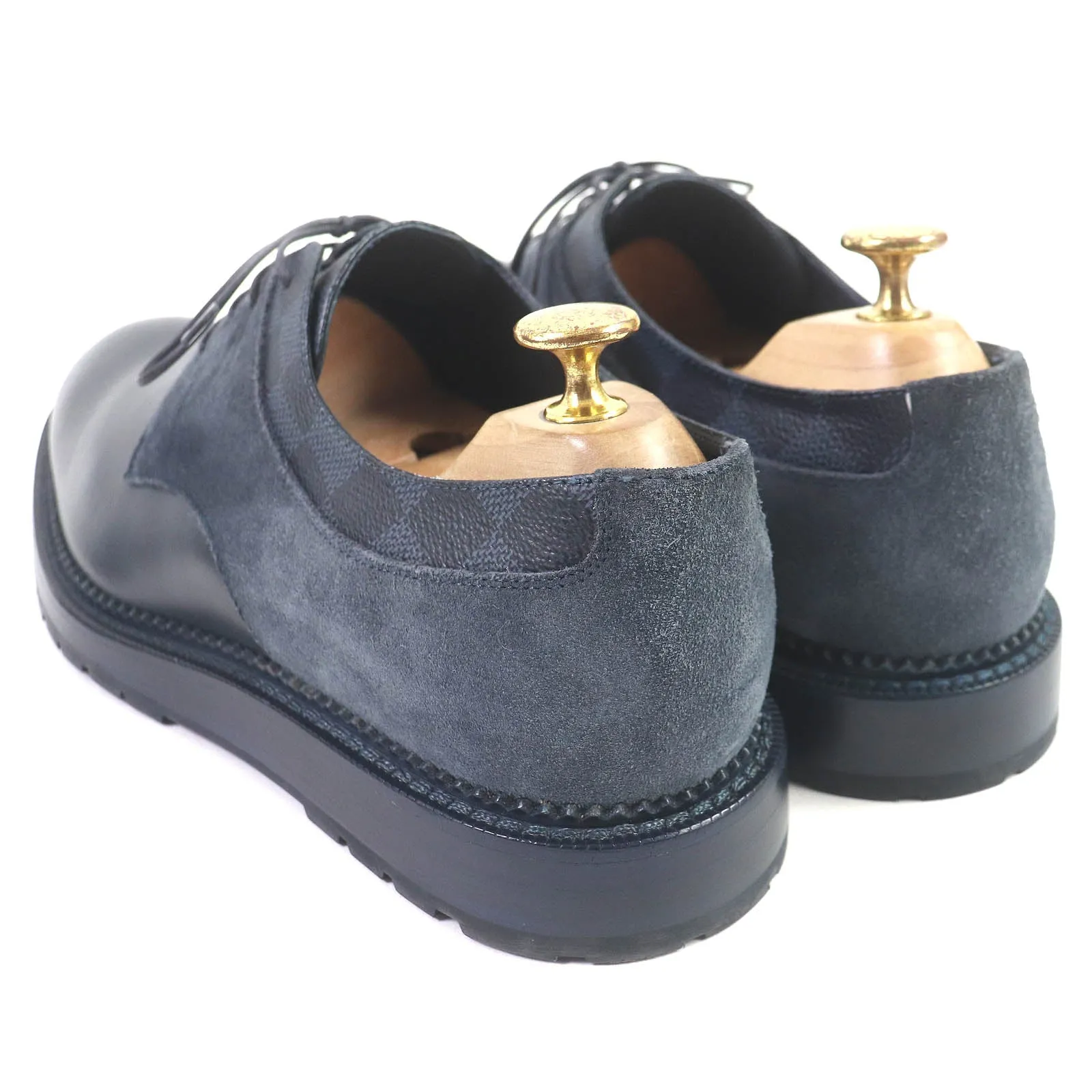 LOUIS VUITTON Dress shoes leather Navy 7