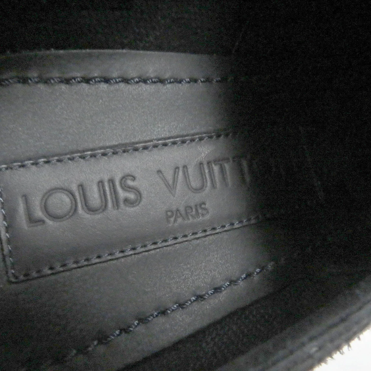 LOUIS VUITTON Dress shoes leather Navy 7
