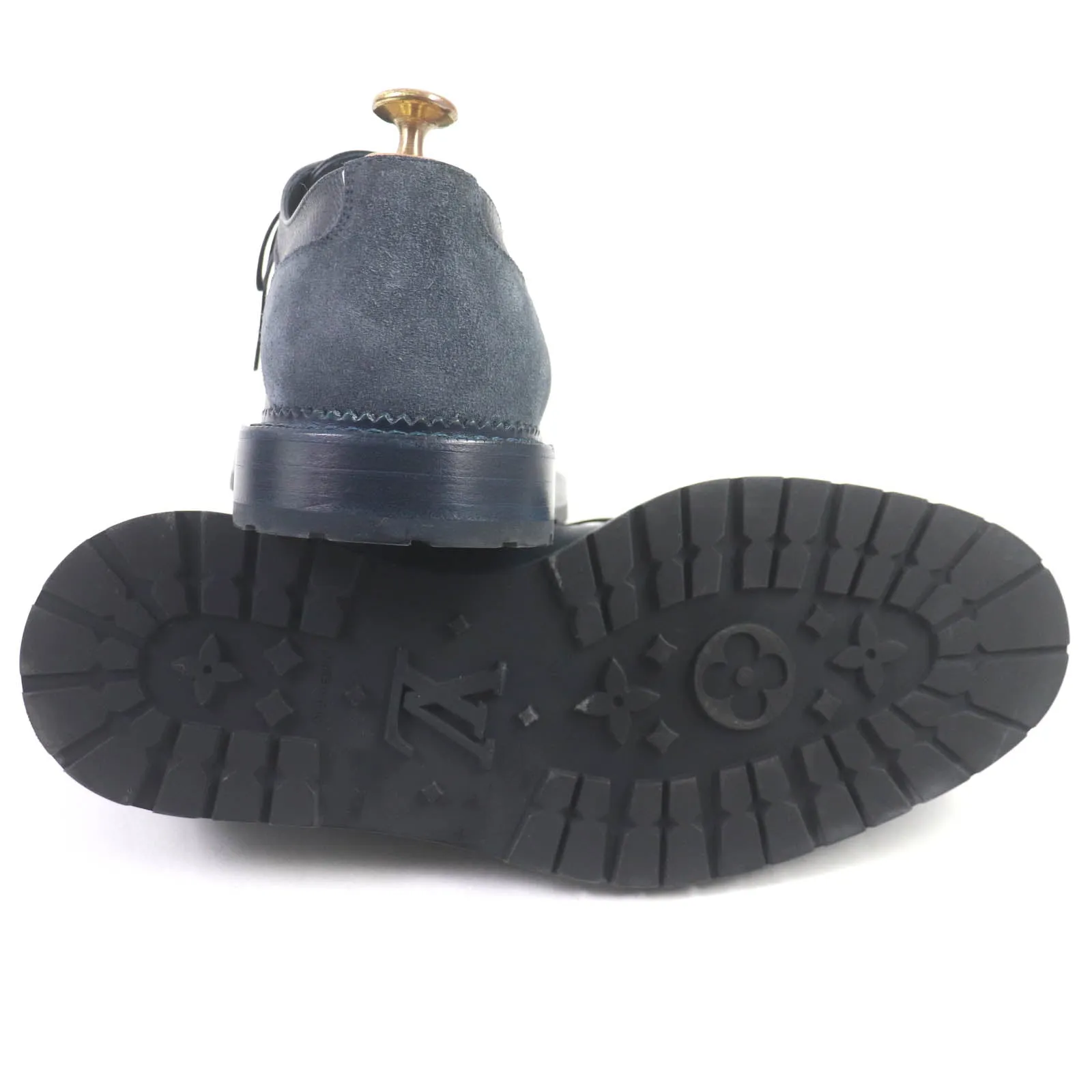 LOUIS VUITTON Dress shoes leather Navy 7