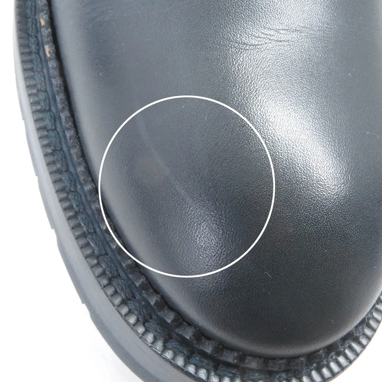 LOUIS VUITTON Dress shoes leather Navy 7