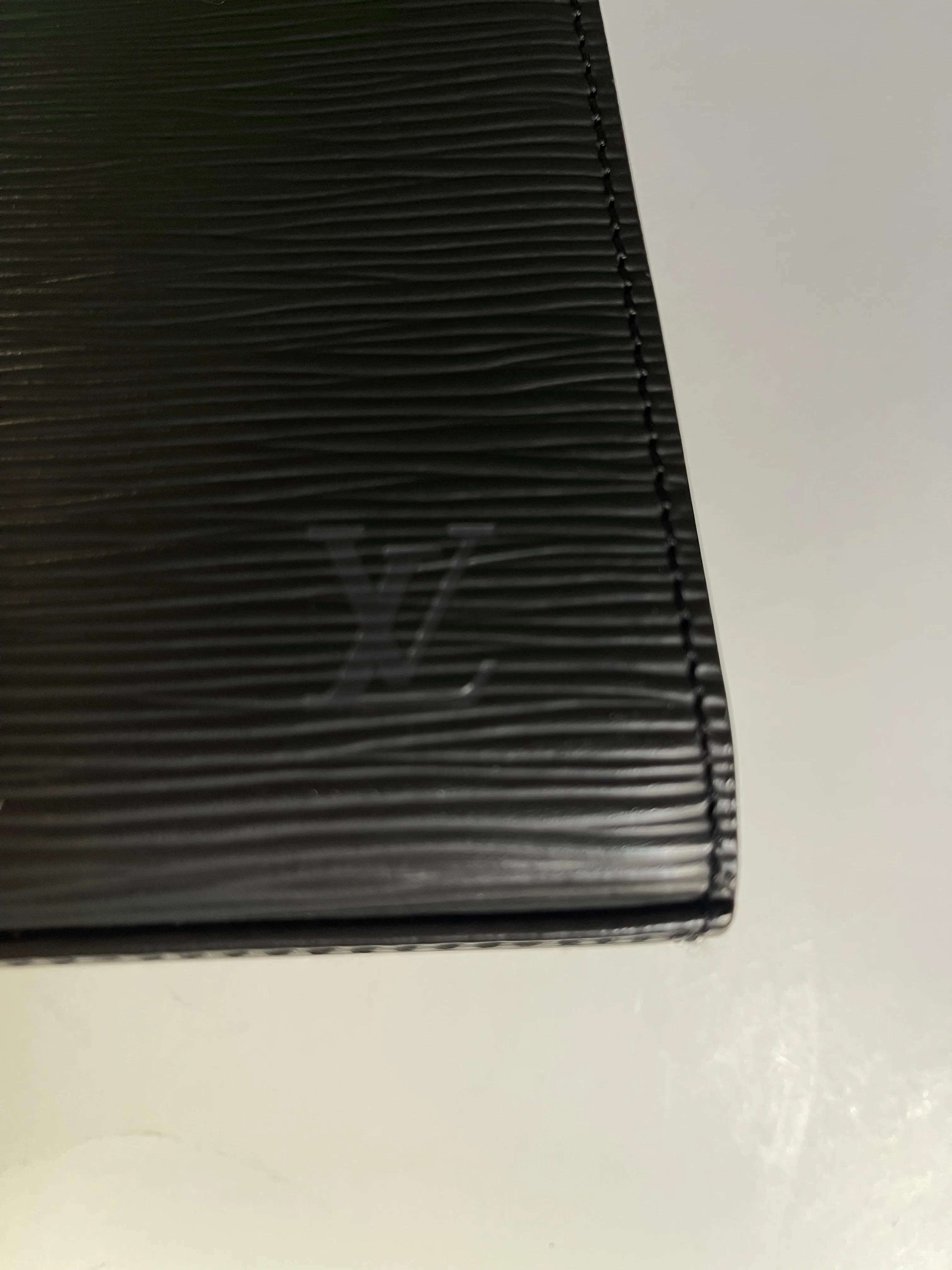 LOUIS VUITTON GRAPHITE BLACK EPI MALESHERBES  BAG