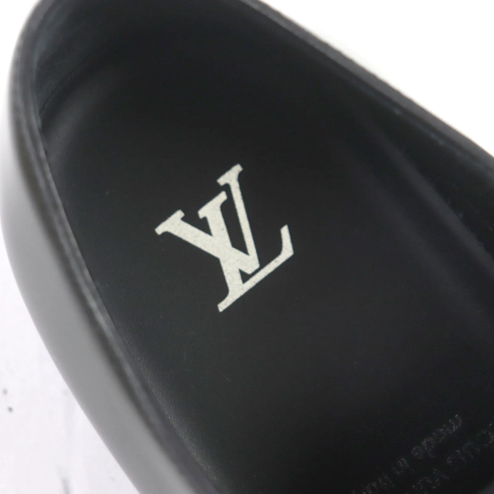 LOUIS VUITTON Leather shoes leather Damier Gradient Mini Star Line Derby 6.5