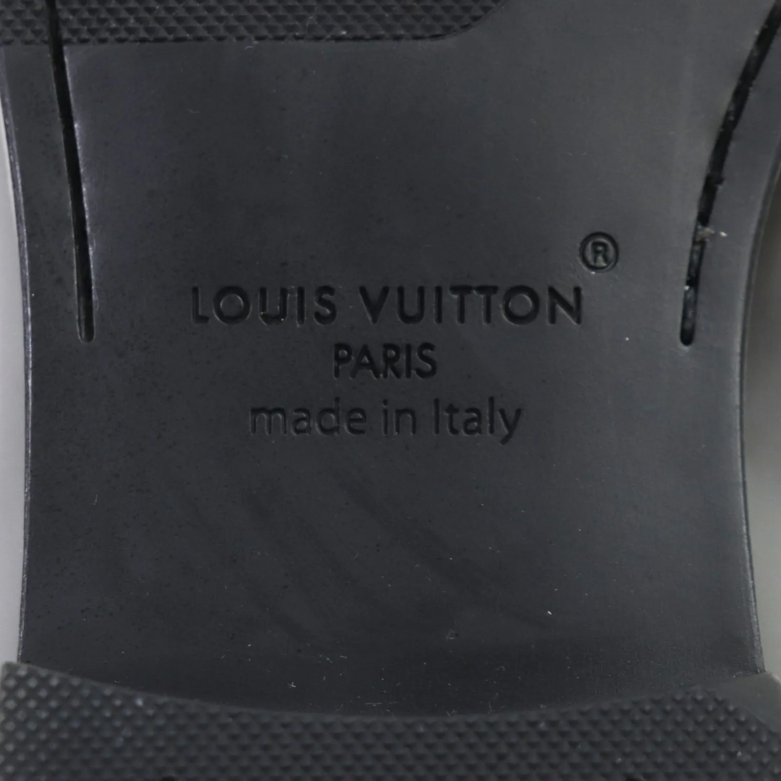 LOUIS VUITTON Leather shoes leather Damier Gradient Mini Star Line Derby 6.5