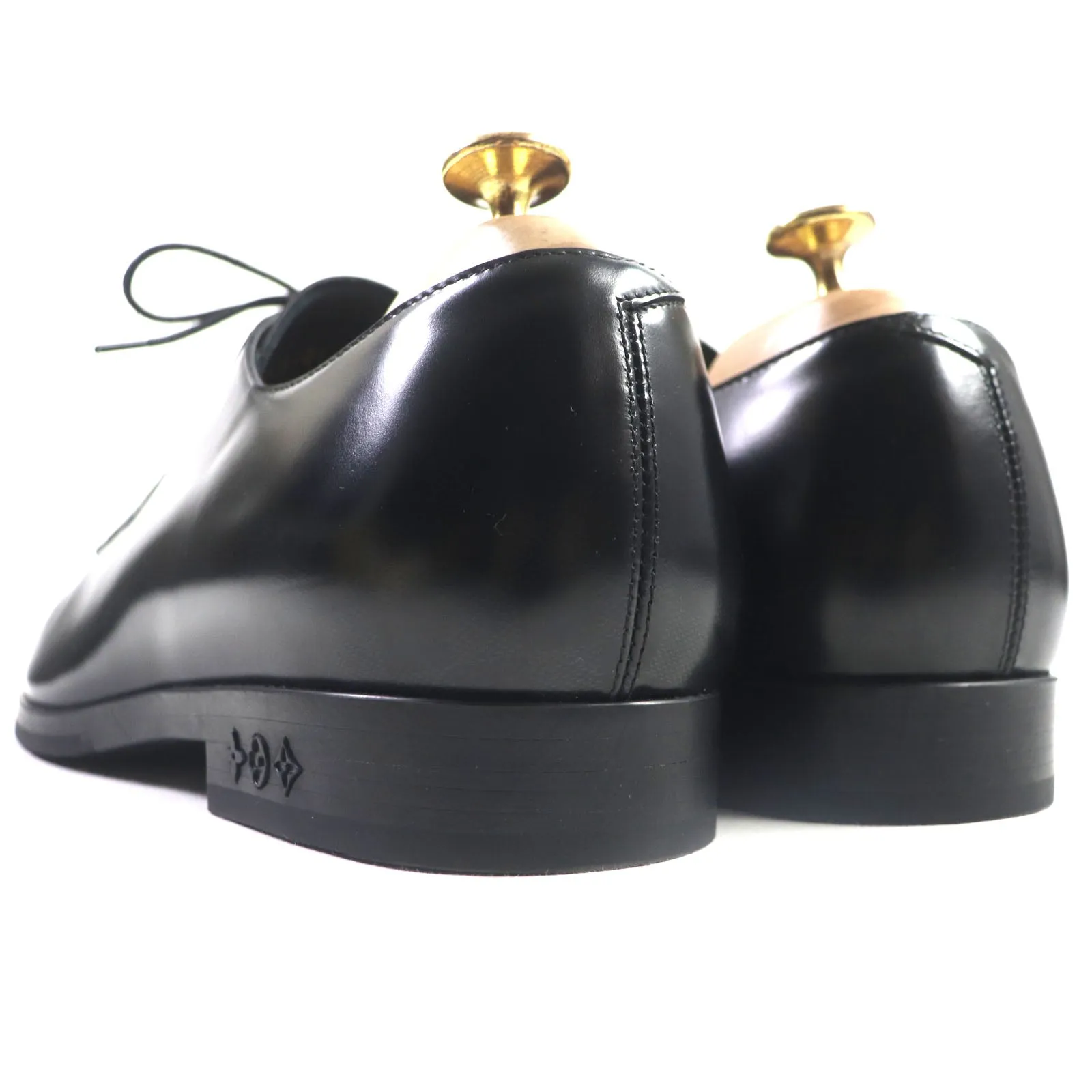 LOUIS VUITTON Leather shoes leather Damier Gradient Mini Star Line Derby 6.5