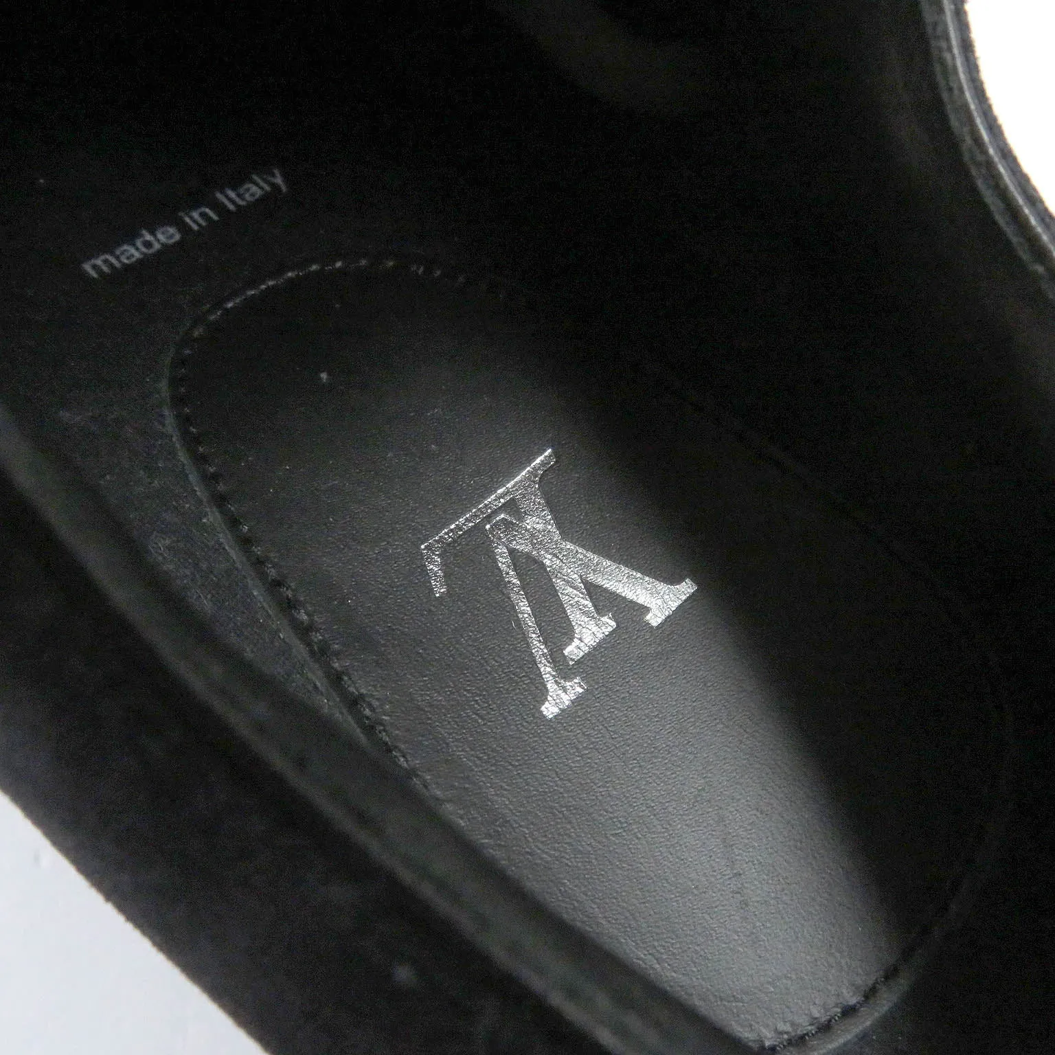 LOUIS VUITTON Leather shoes Main: suede leather, Main: leather black LV Creeper Line mens 6 Used