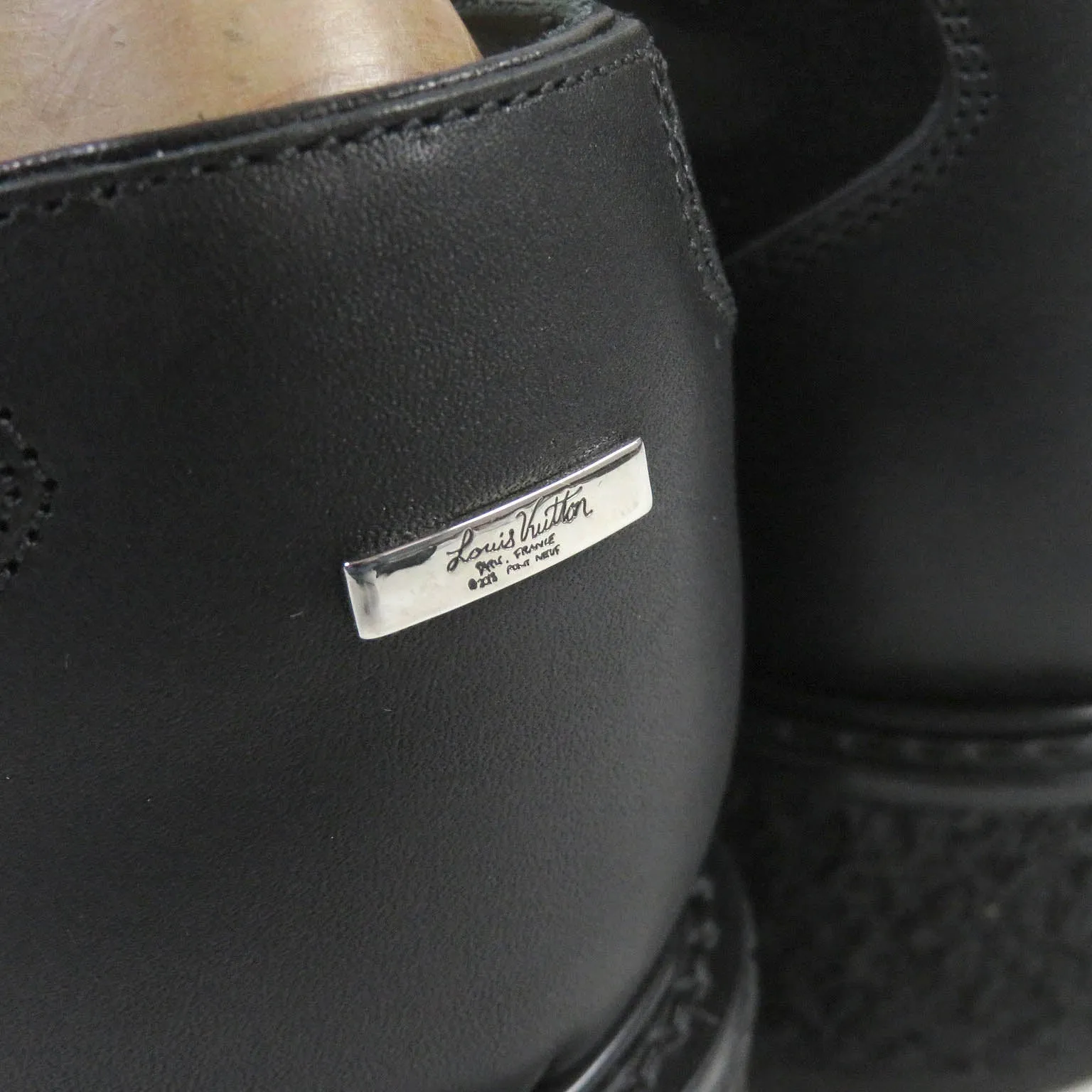 LOUIS VUITTON Leather shoes Main: suede leather, Main: leather black LV Creeper Line mens 6 Used