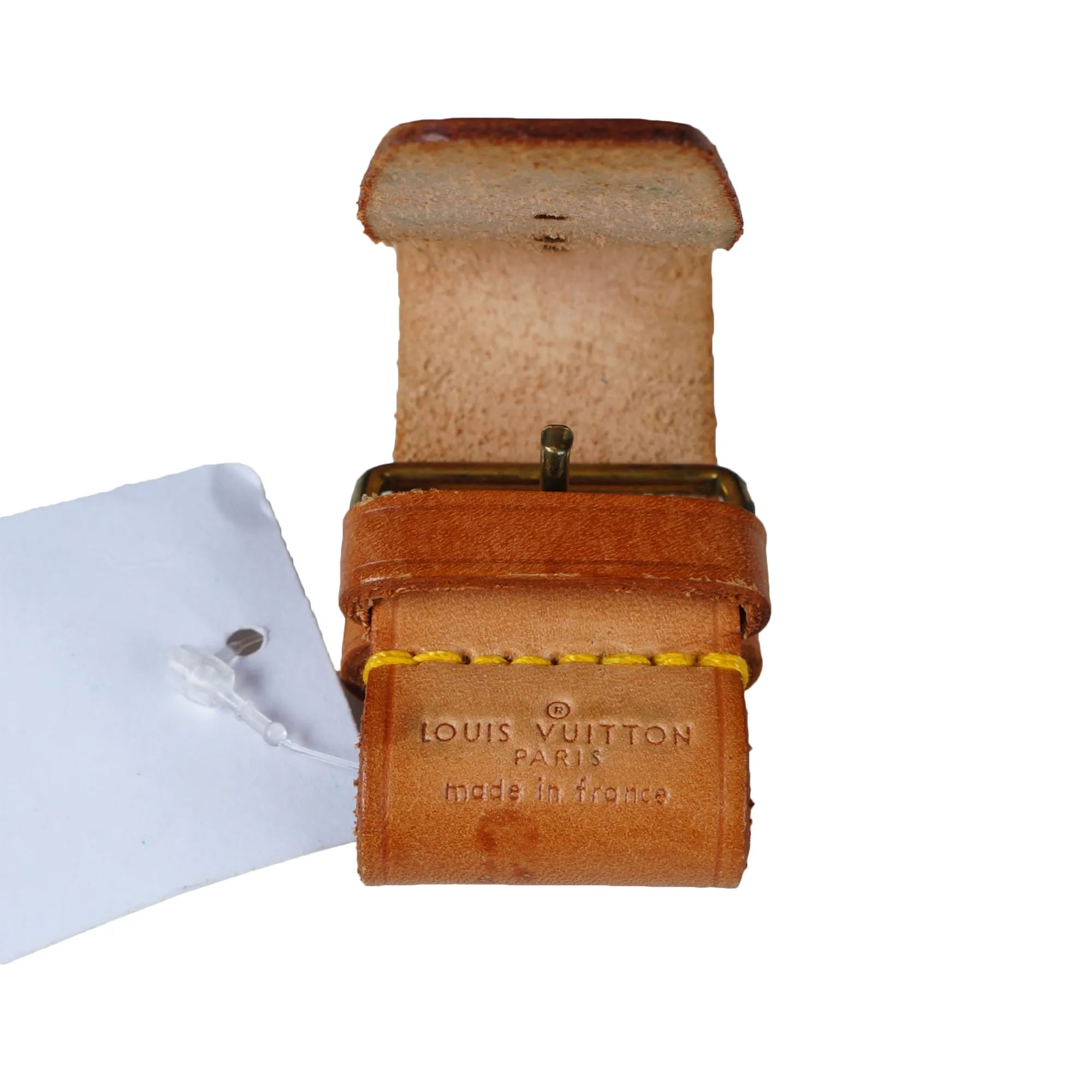 LOUIS VUITTON LUGGAGE TAG WITH POIGNET