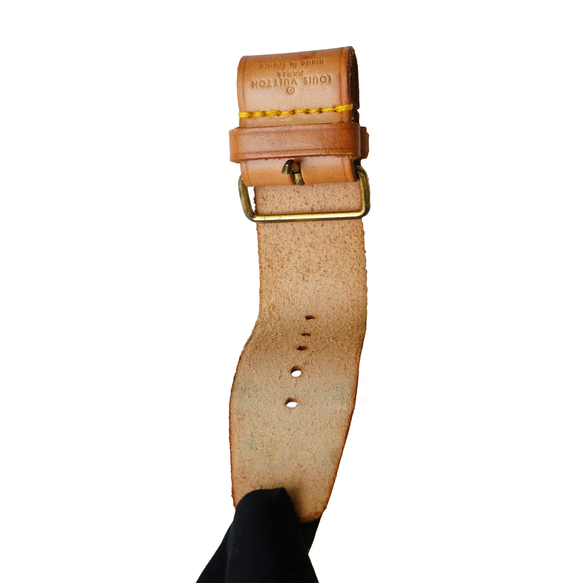LOUIS VUITTON LUGGAGE TAG WITH POIGNET