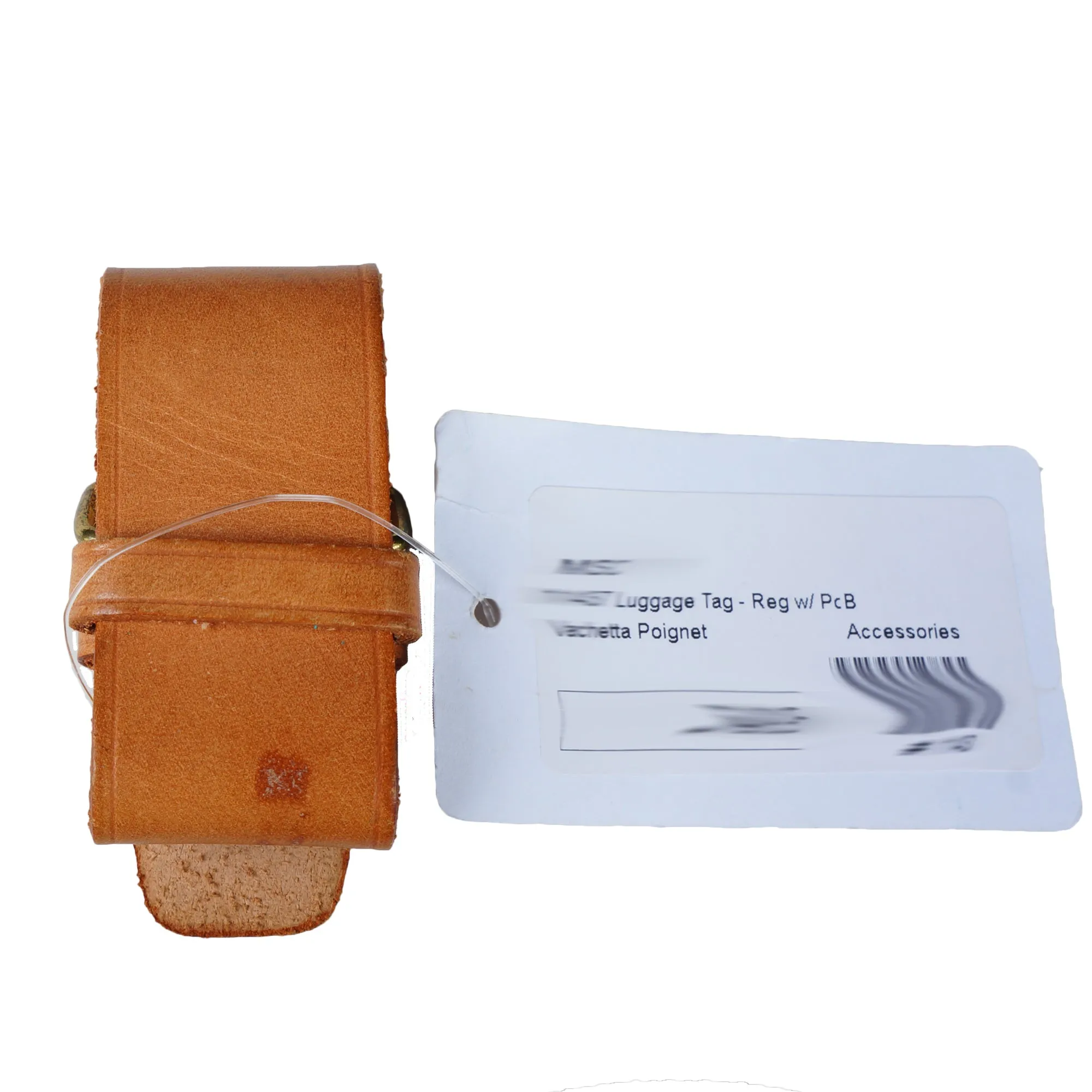 LOUIS VUITTON LUGGAGE TAG WITH POIGNET