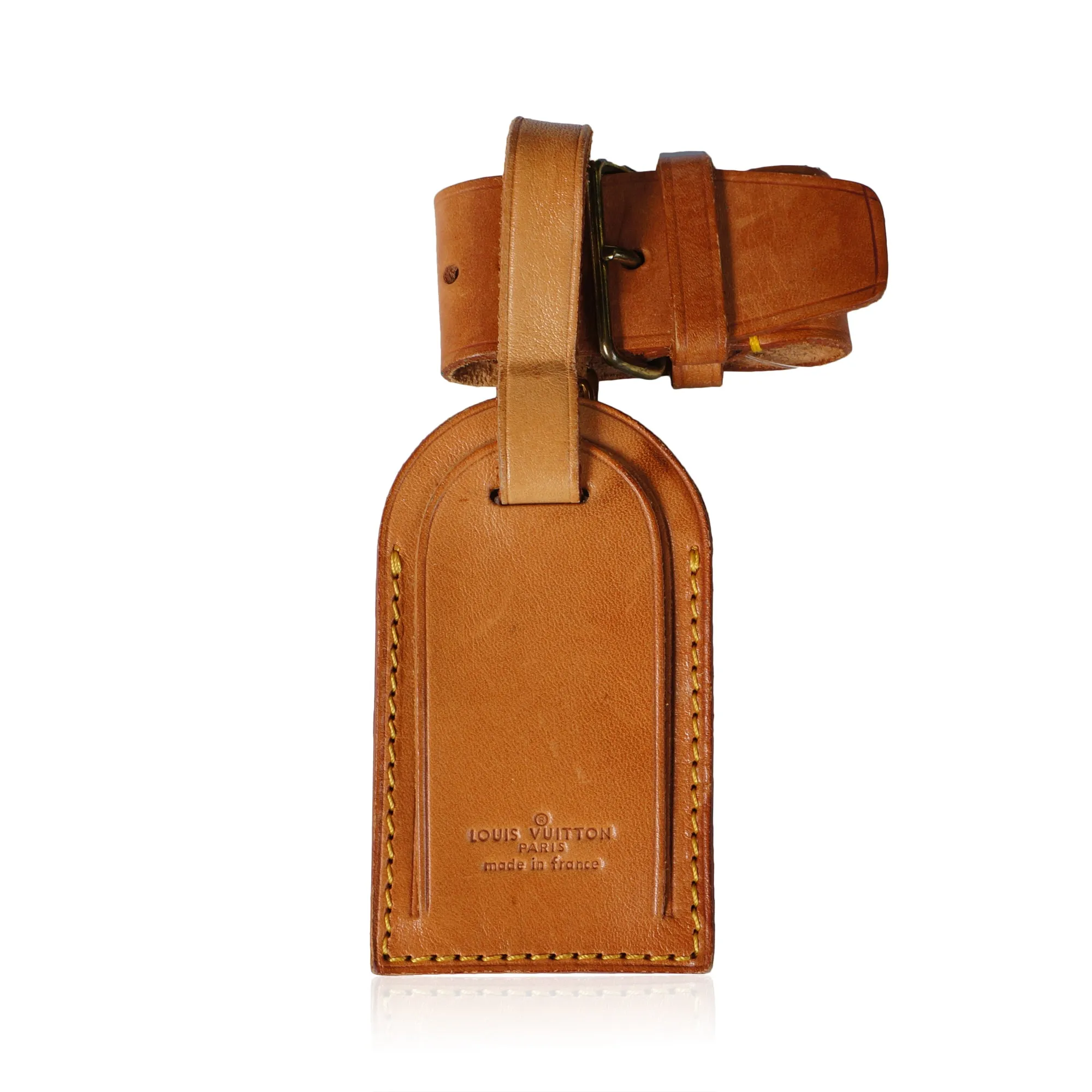 LOUIS VUITTON LUGGAGE TAG WITH POIGNET