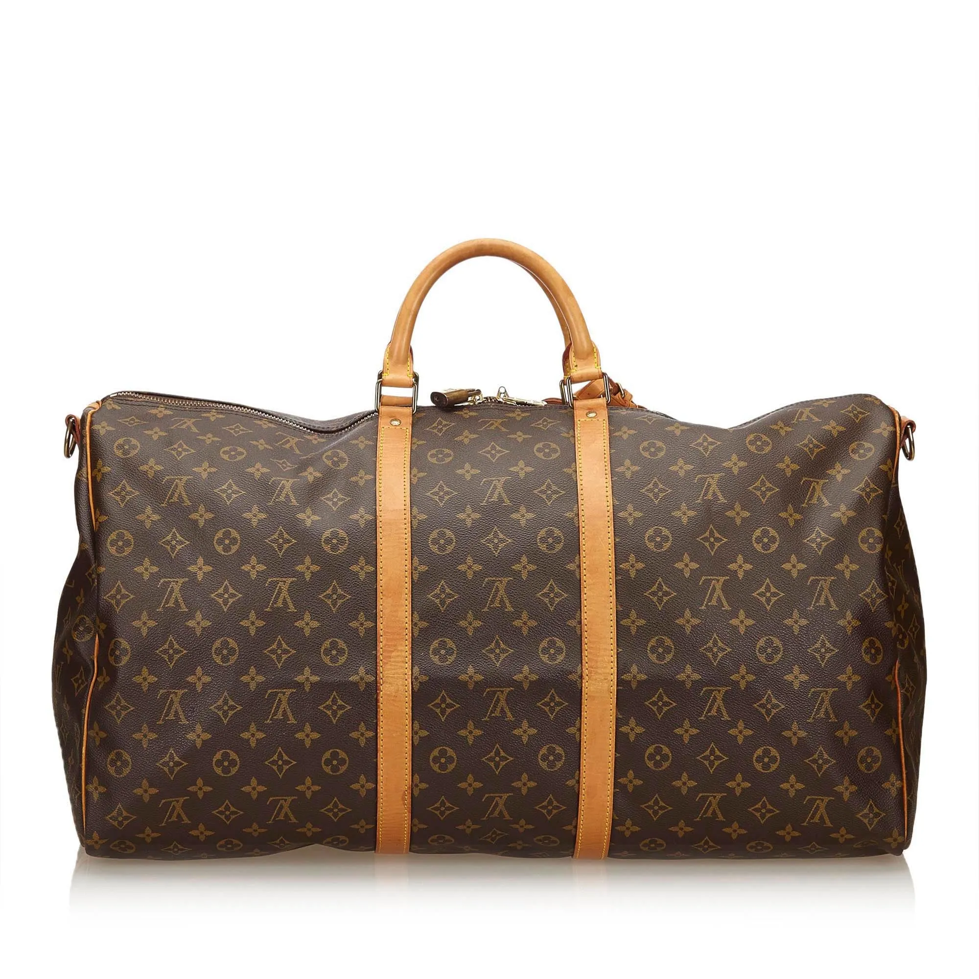 LOUIS VUITTON MONOGRAM KEEPALL BANDOULIERE 60 TRAVEL WEEKENDER  BAG