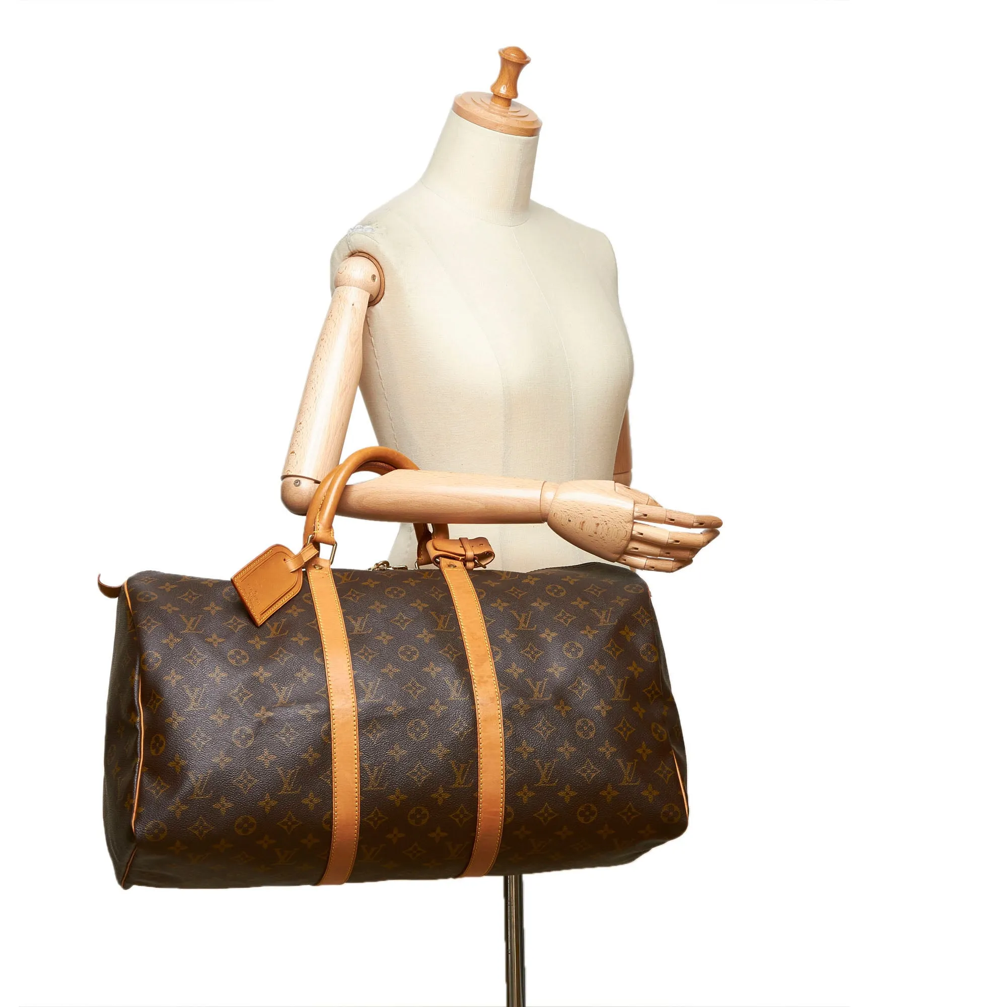 LOUIS VUITTON MONOGRAM KEEPALL BANDOULIÈRE 50