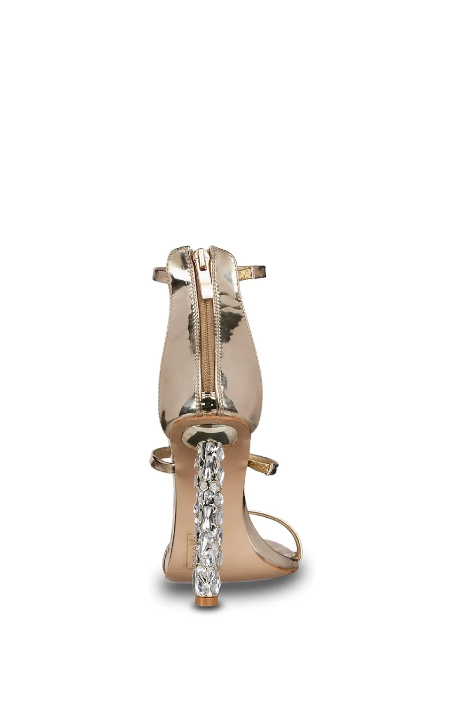 MARBELLA-GOLD STILETTO SANDAL
