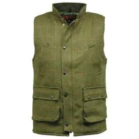 Mens Derby Light Tweed Game Shooting Hunting Gilet (Gillet)