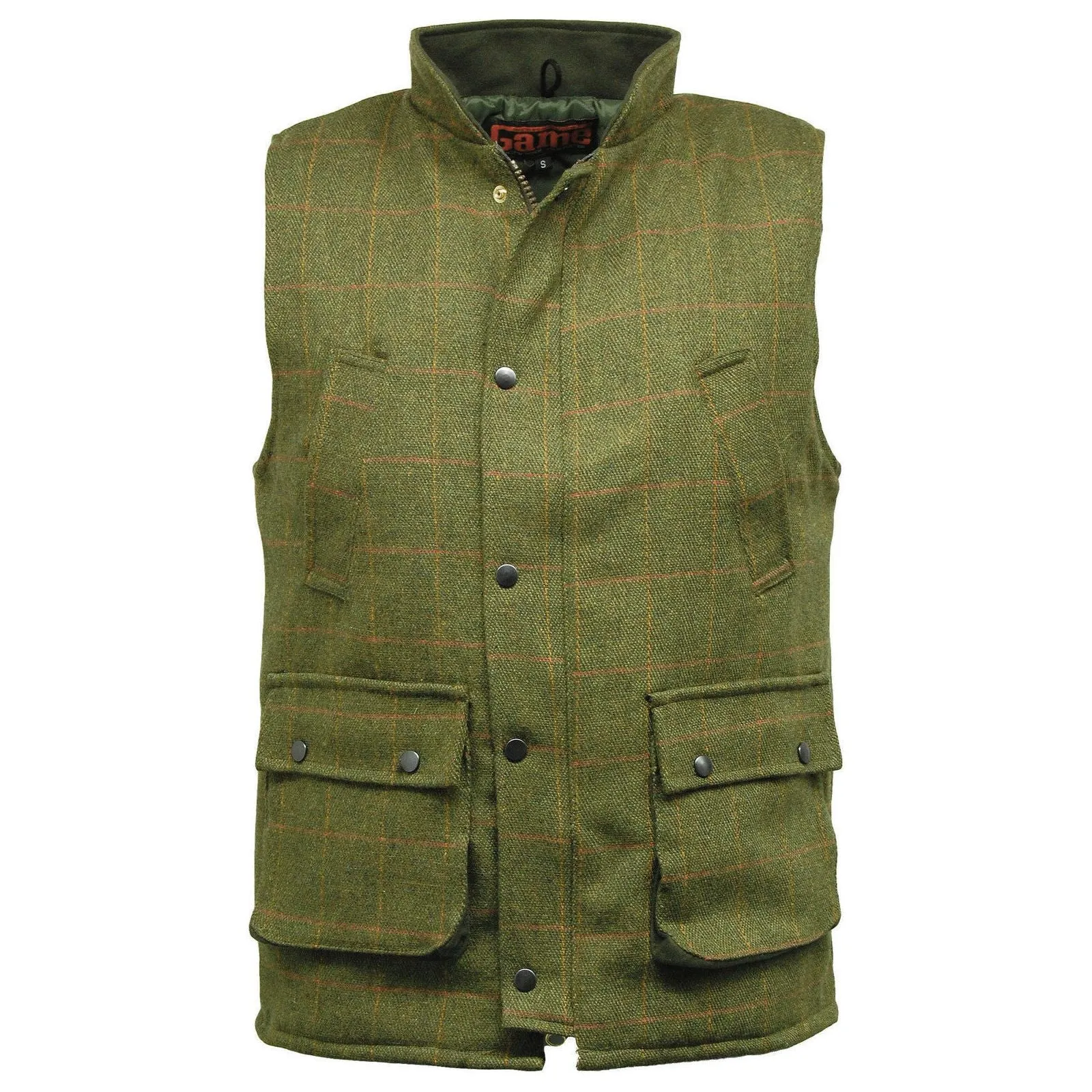 Mens Derby Light Tweed Game Shooting Hunting Gilet (Gillet)