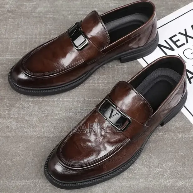 Men's Leather Shoes, Business Casual Loafers, Breathable Shoes      B210036
