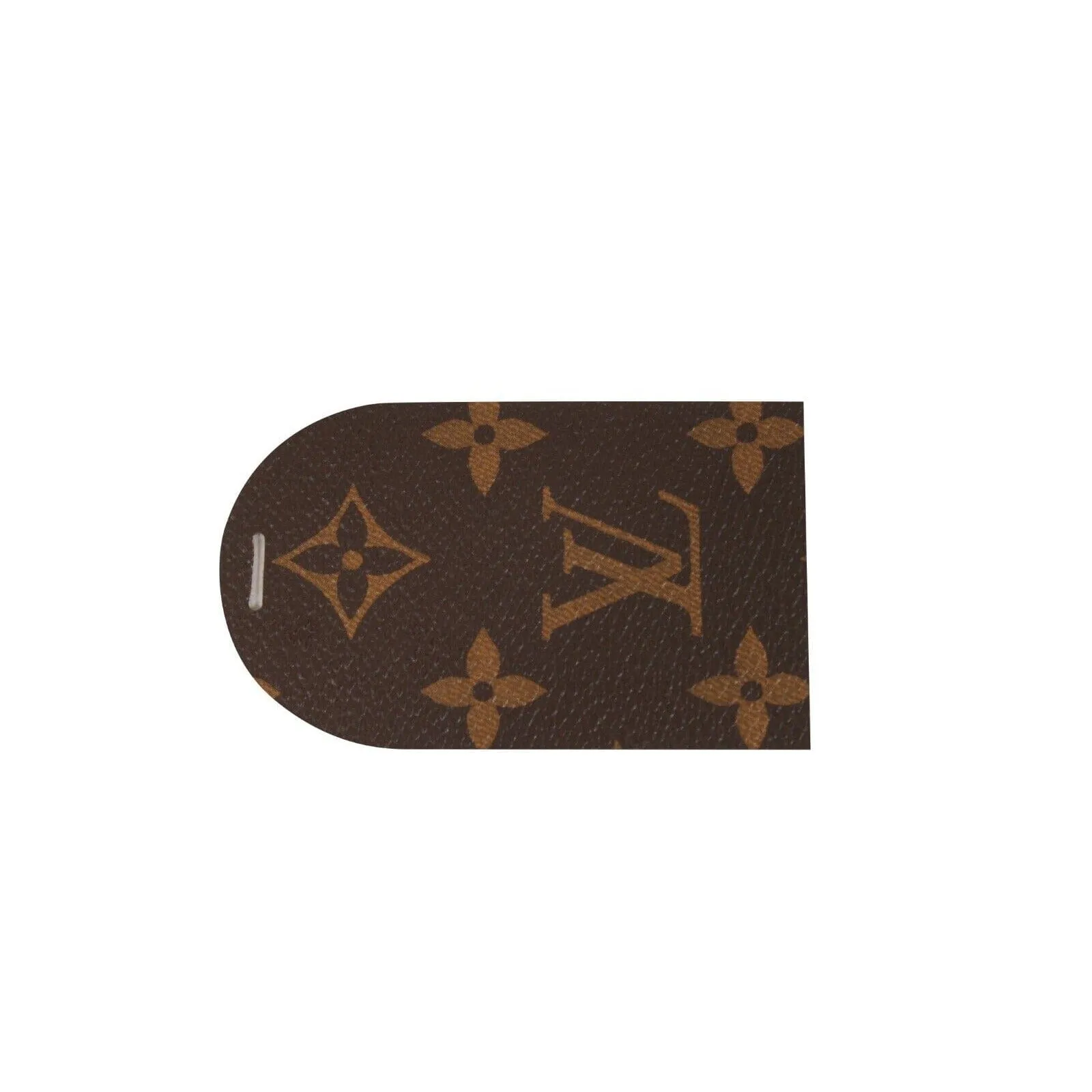 Nike Air Force 1 Brown Monogram Leather Shoe Luggage Tag Air Logo