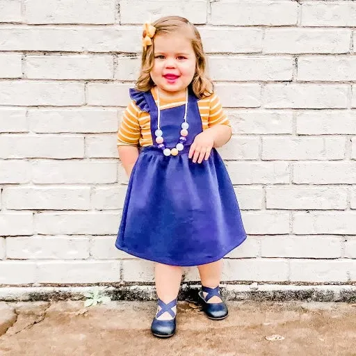 Nothing But Navy Ballet Flats