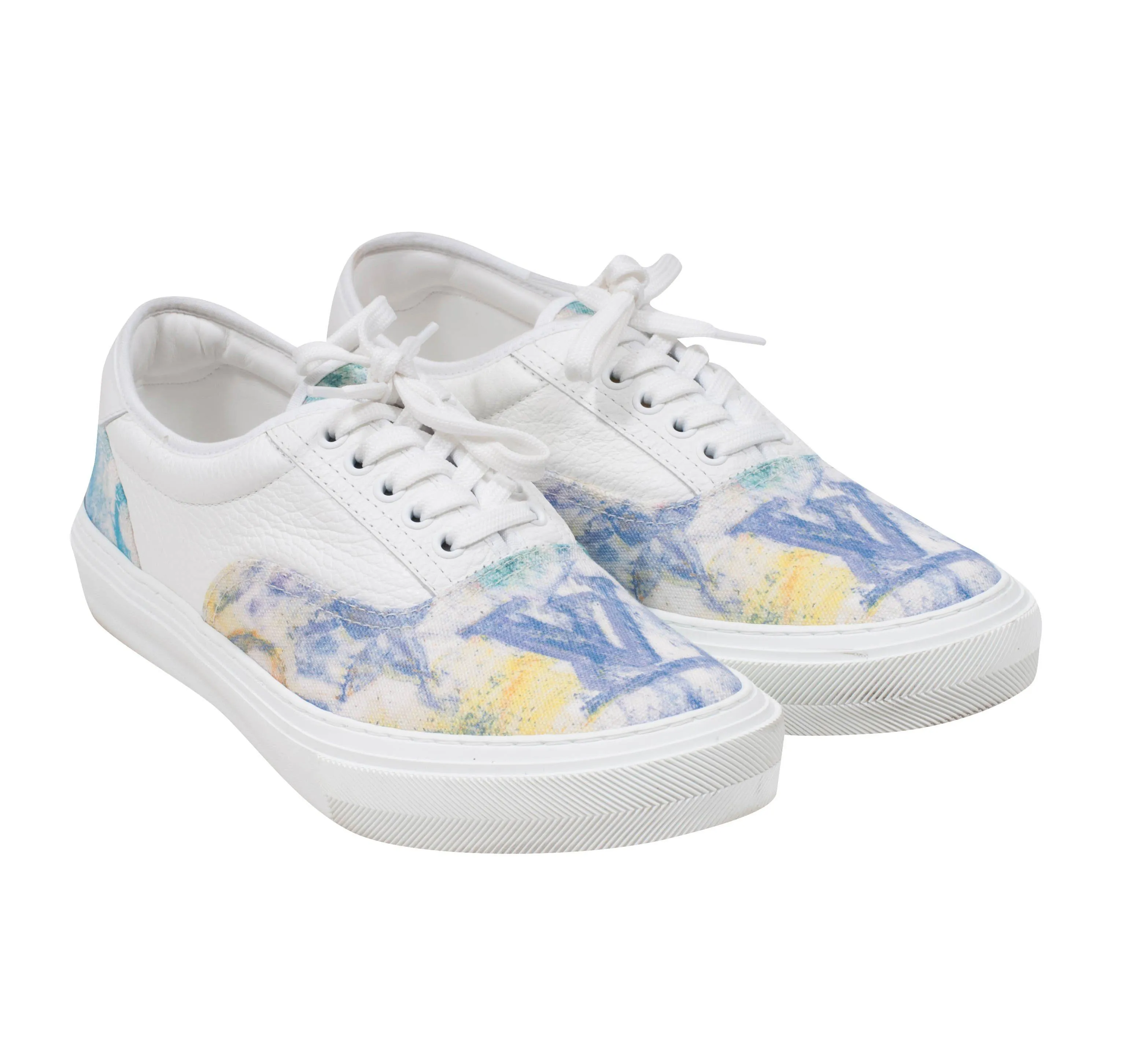 Pastel Water Color White Trocadero Richelieu Sneaker