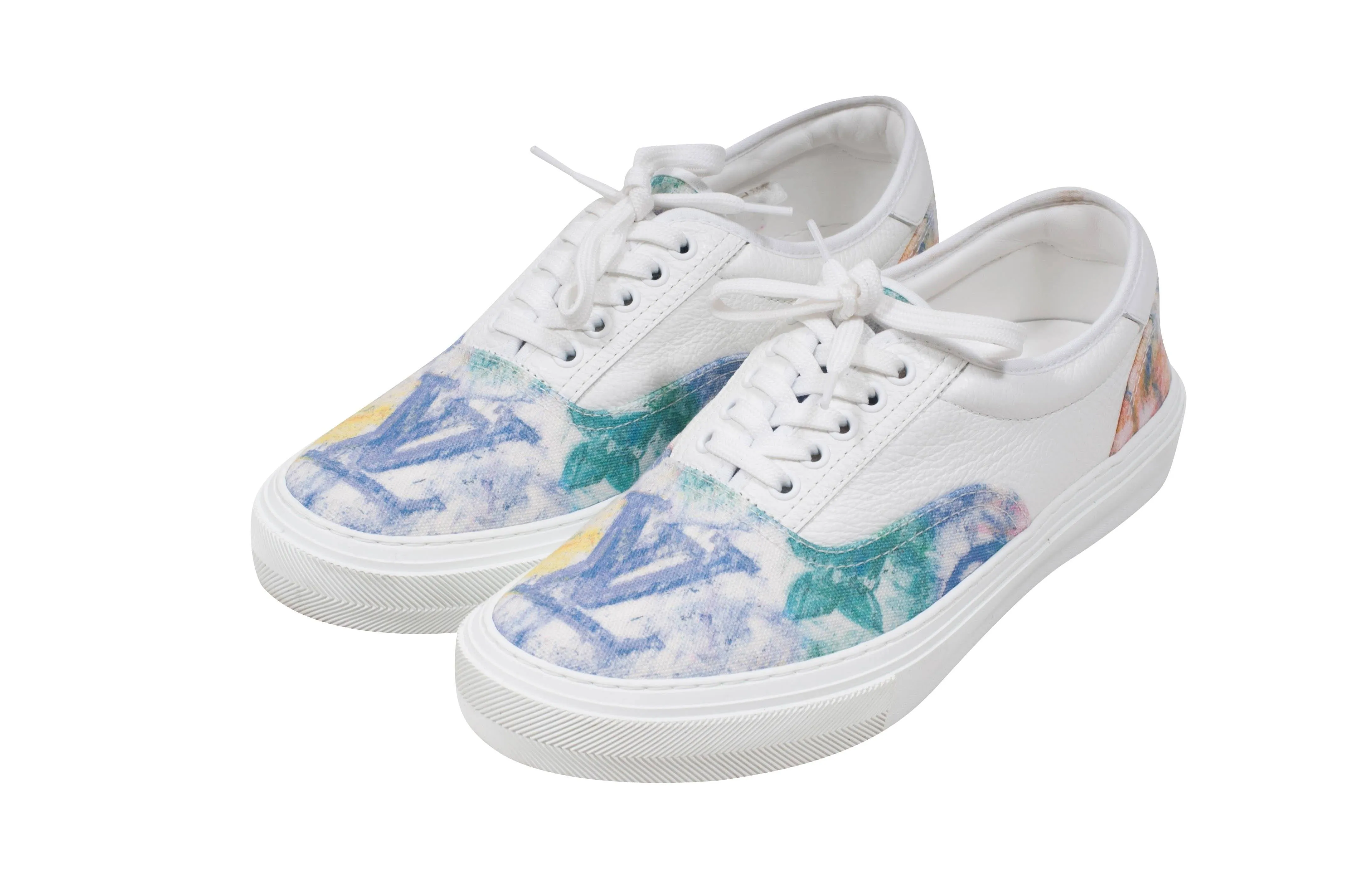 Pastel Water Color White Trocadero Richelieu Sneaker