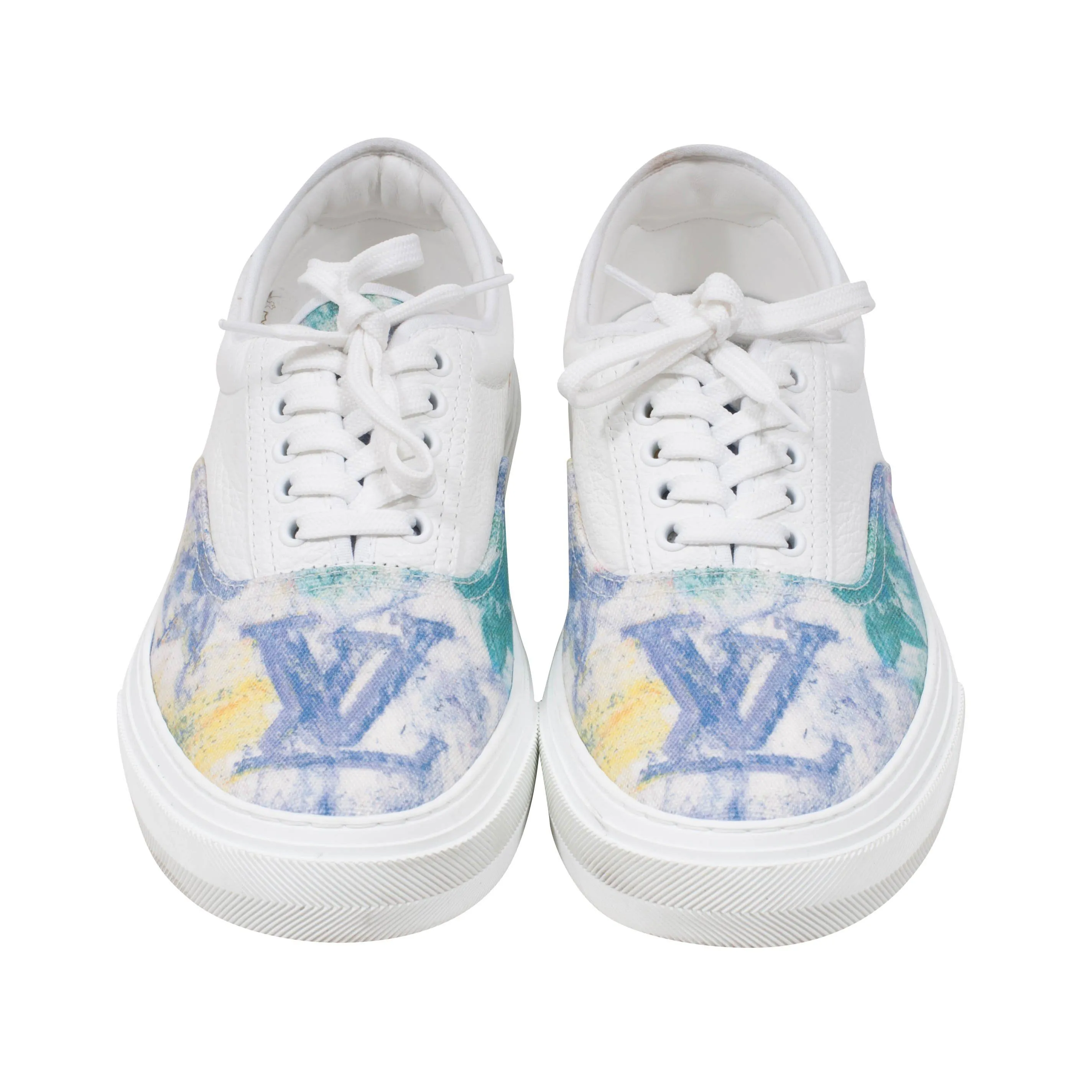 Pastel Water Color White Trocadero Richelieu Sneaker