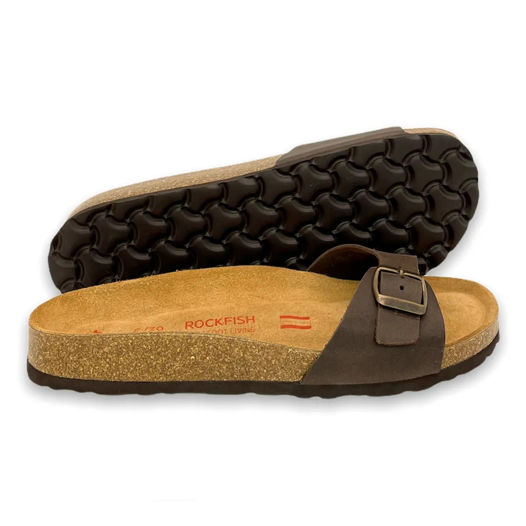 ROCKFISH Talulah, Womens one-strap sandal. Ladies single strap sandal