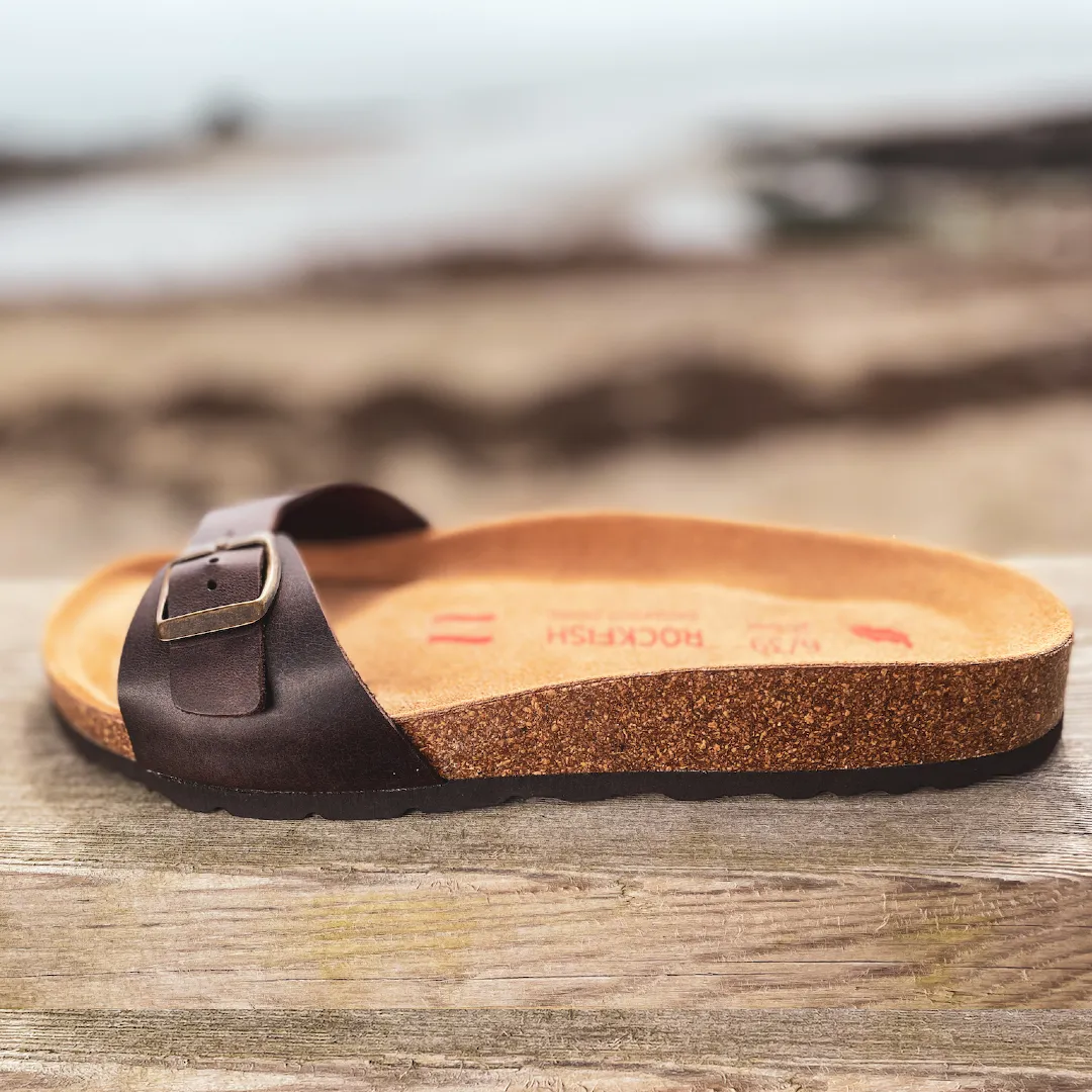 ROCKFISH Talulah, Womens one-strap sandal. Ladies single strap sandal