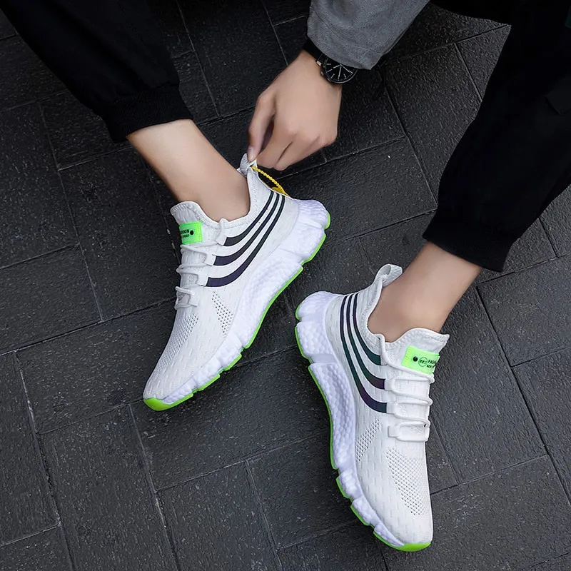Running shoes light sneakers summer breathable