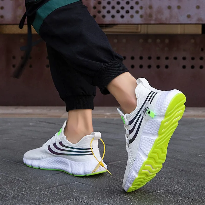 Running shoes light sneakers summer breathable